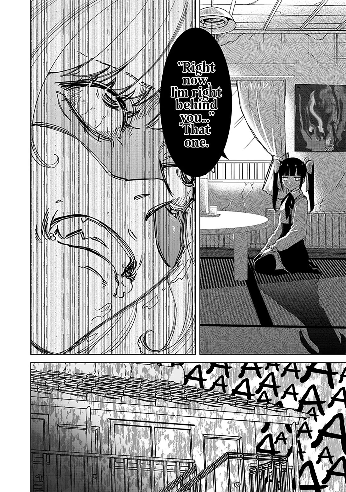 The Gals Who Always Say Insane Things: My Daily Life at a Private Paranormal High School Chapter 20 page 18 - Chapter 20: Behind you kinda deal