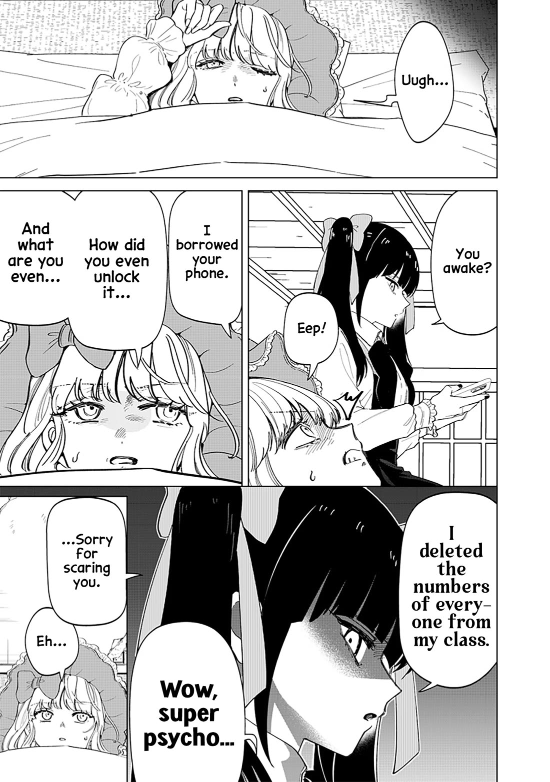 The Gals Who Always Say Insane Things: My Daily Life at a Private Paranormal High School Chapter 20 page 19 - Chapter 20: Behind you kinda deal