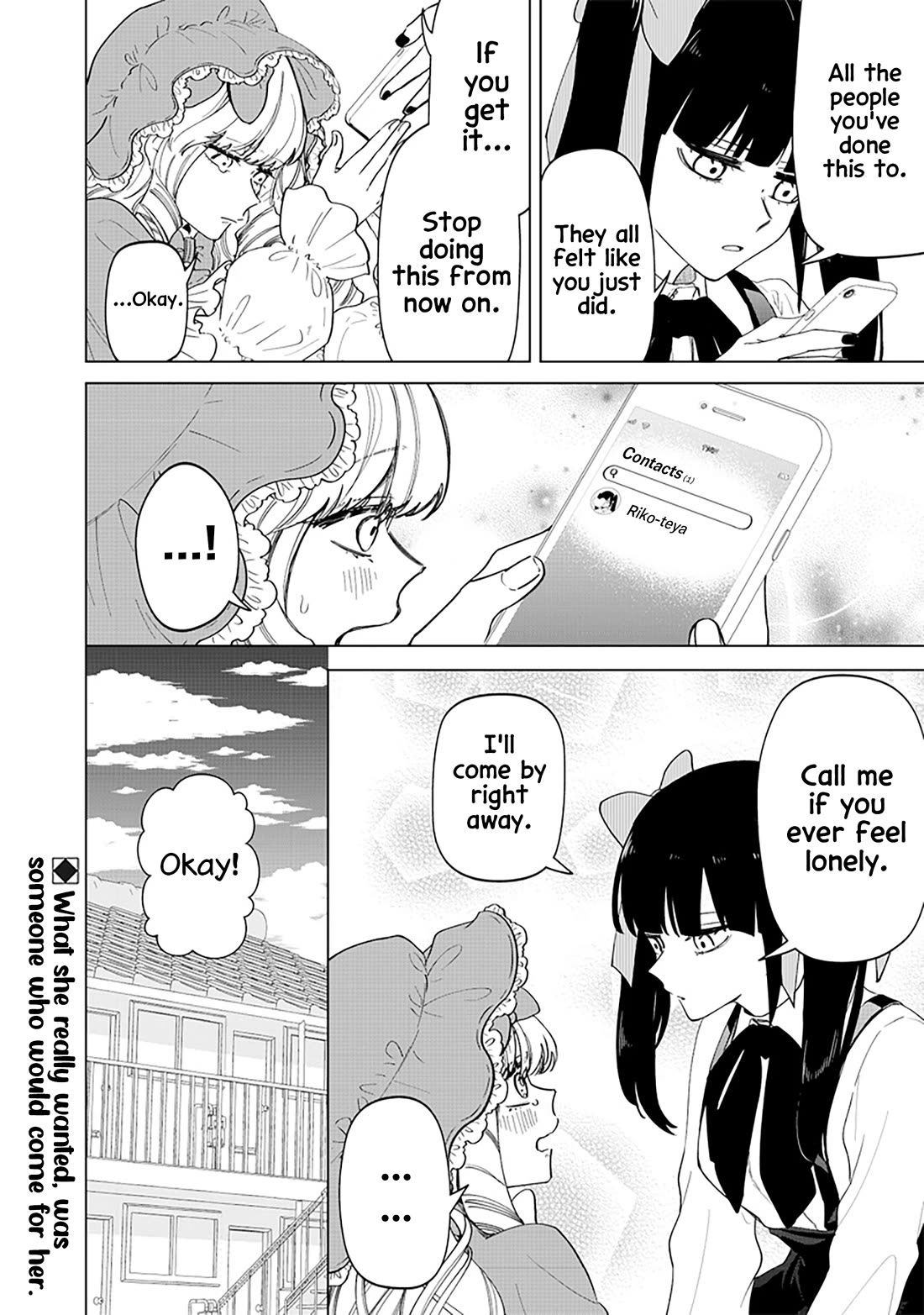 The Gals Who Always Say Insane Things: My Daily Life at a Private Paranormal High School Chapter 20 page 20 - Chapter 20: Behind you kinda deal
