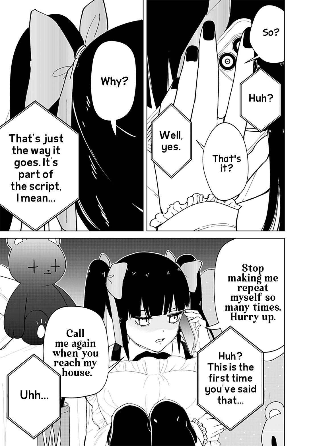 The Gals Who Always Say Insane Things: My Daily Life at a Private Paranormal High School Chapter 20 page 5 - Chapter 20: Behind you kinda deal
