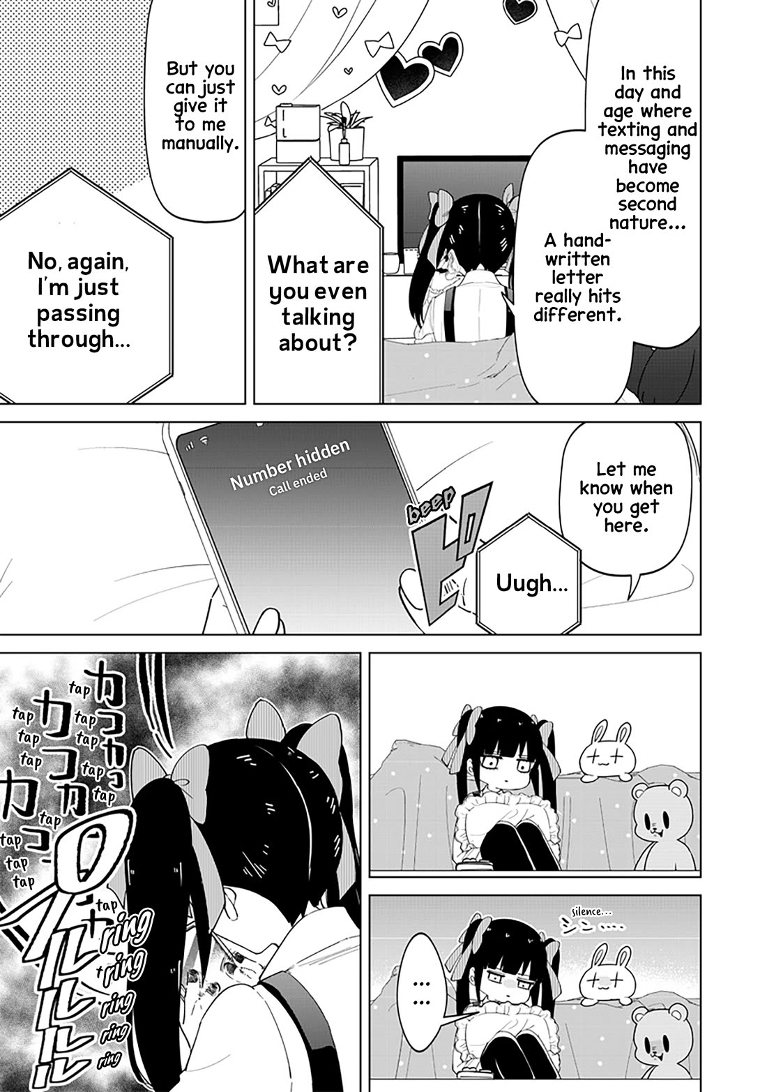 The Gals Who Always Say Insane Things: My Daily Life at a Private Paranormal High School Chapter 20 page 7 - Chapter 20: Behind you kinda deal