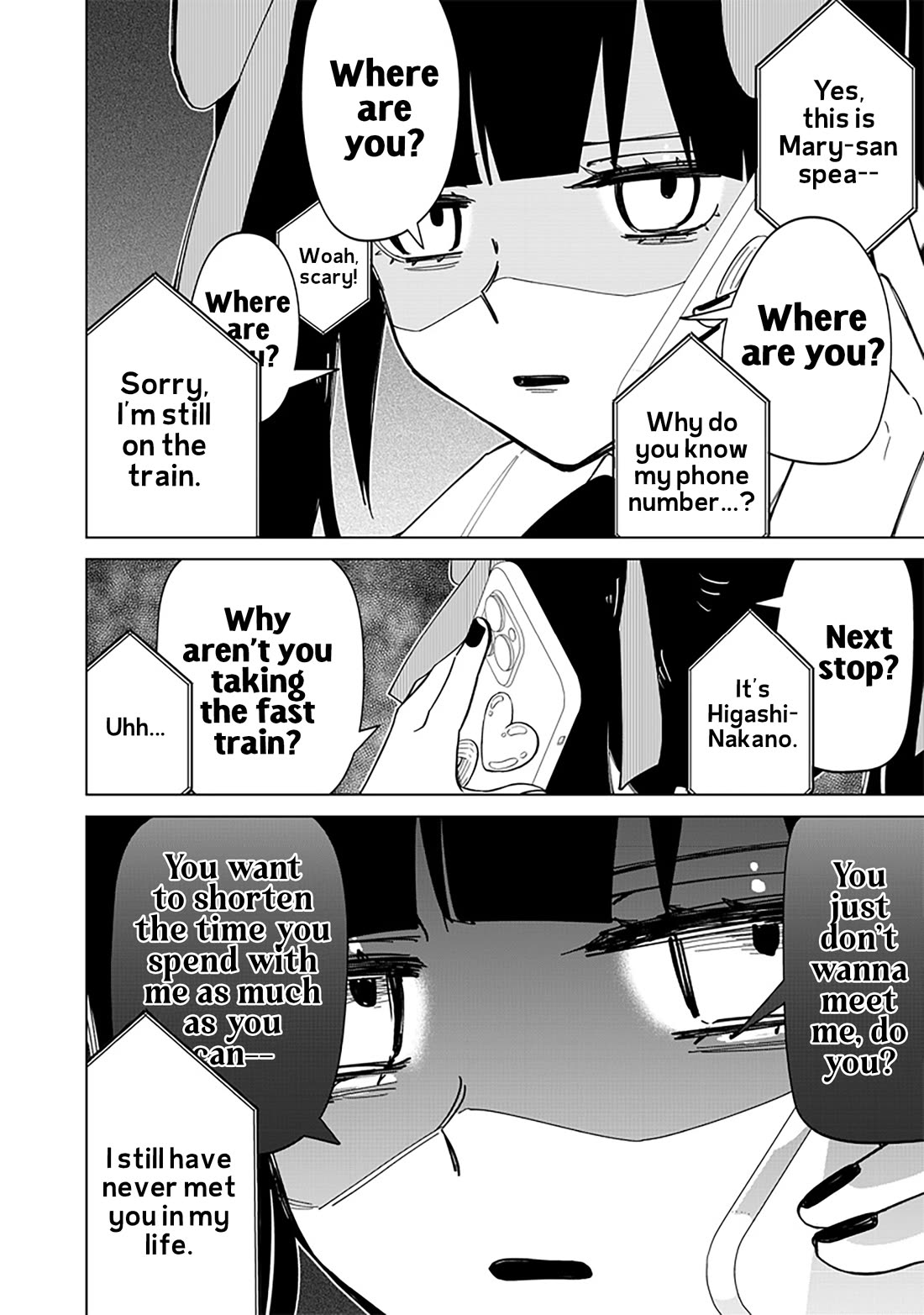 The Gals Who Always Say Insane Things: My Daily Life at a Private Paranormal High School Chapter 20 page 8 - Chapter 20: Behind you kinda deal