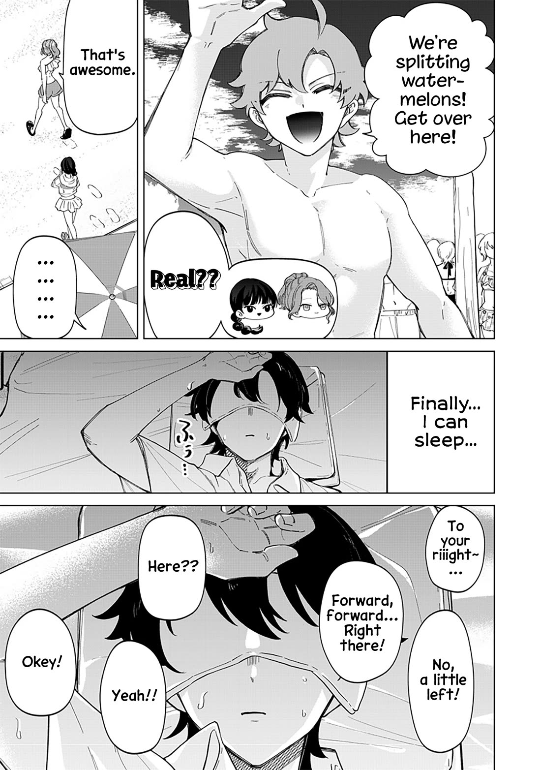 The Gals Who Always Say Insane Things: My Daily Life at a Private Paranormal High School Chapter 21 page 7 - Chapter 21: Summer kinda deal