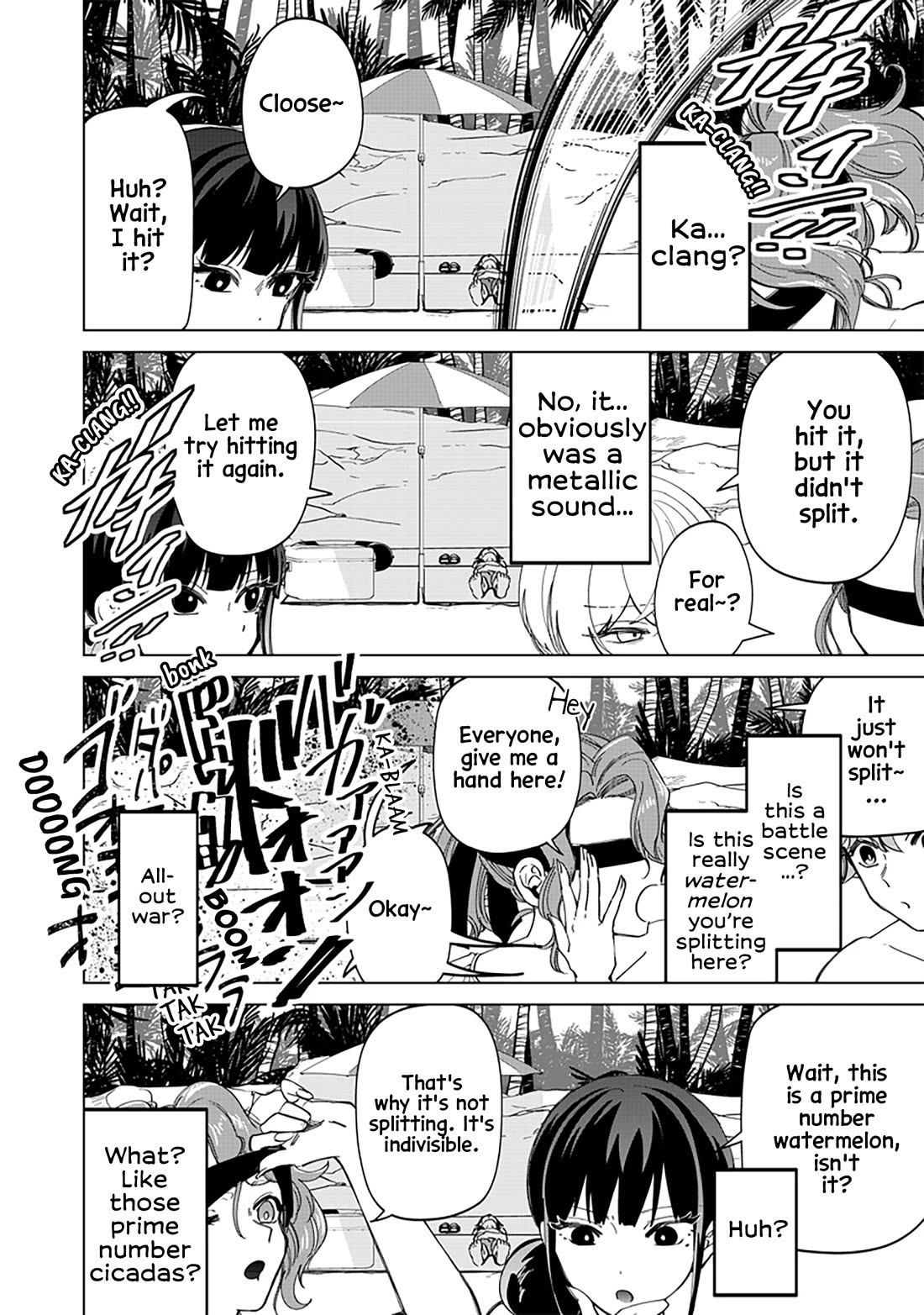 The Gals Who Always Say Insane Things: My Daily Life at a Private Paranormal High School Chapter 21 page 8 - Chapter 21: Summer kinda deal