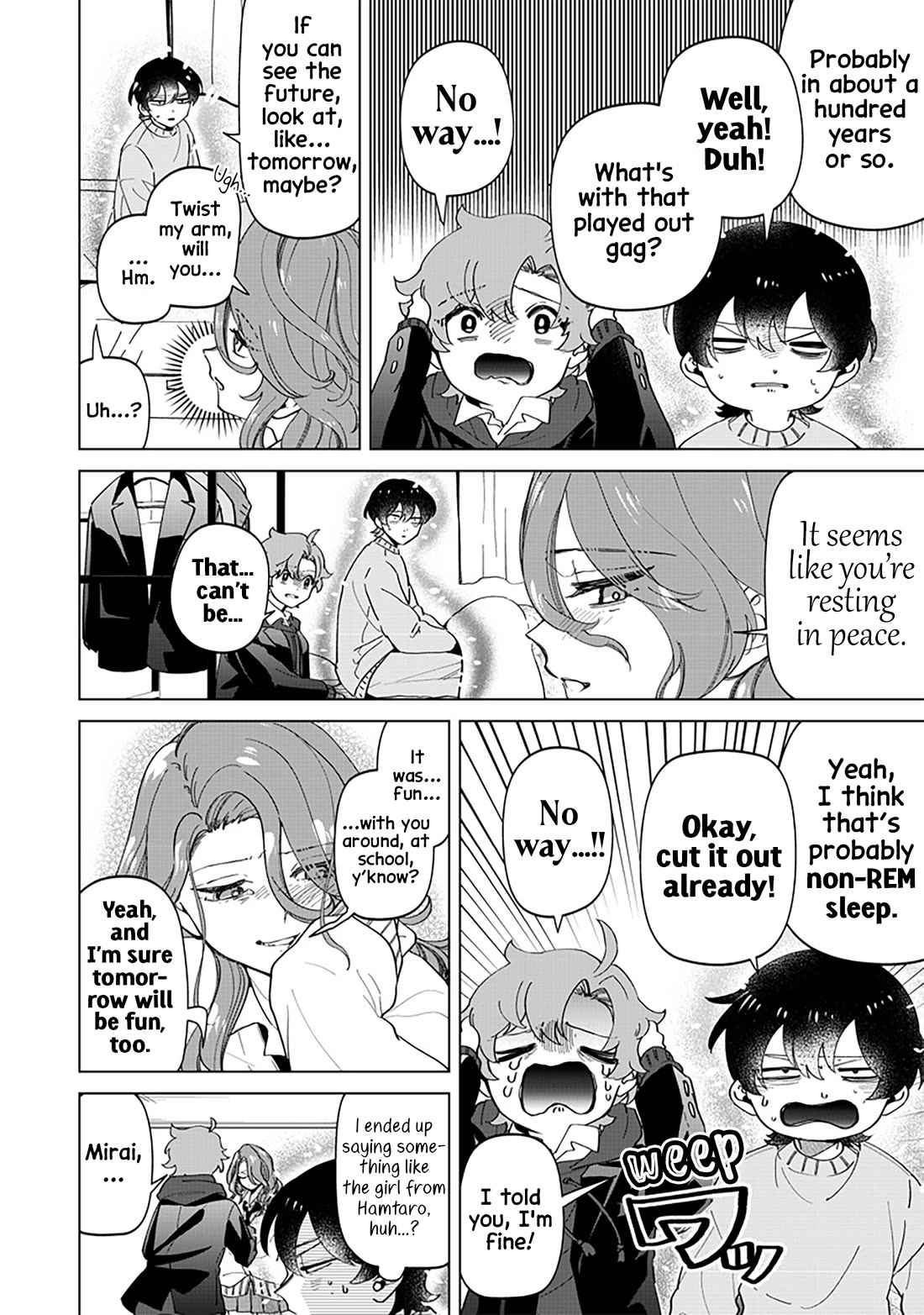 The Gals Who Always Say Insane Things: My Daily Life at a Private Paranormal High School Chapter 22 page 8 - Chapter 22: Catching a cold kinda deal