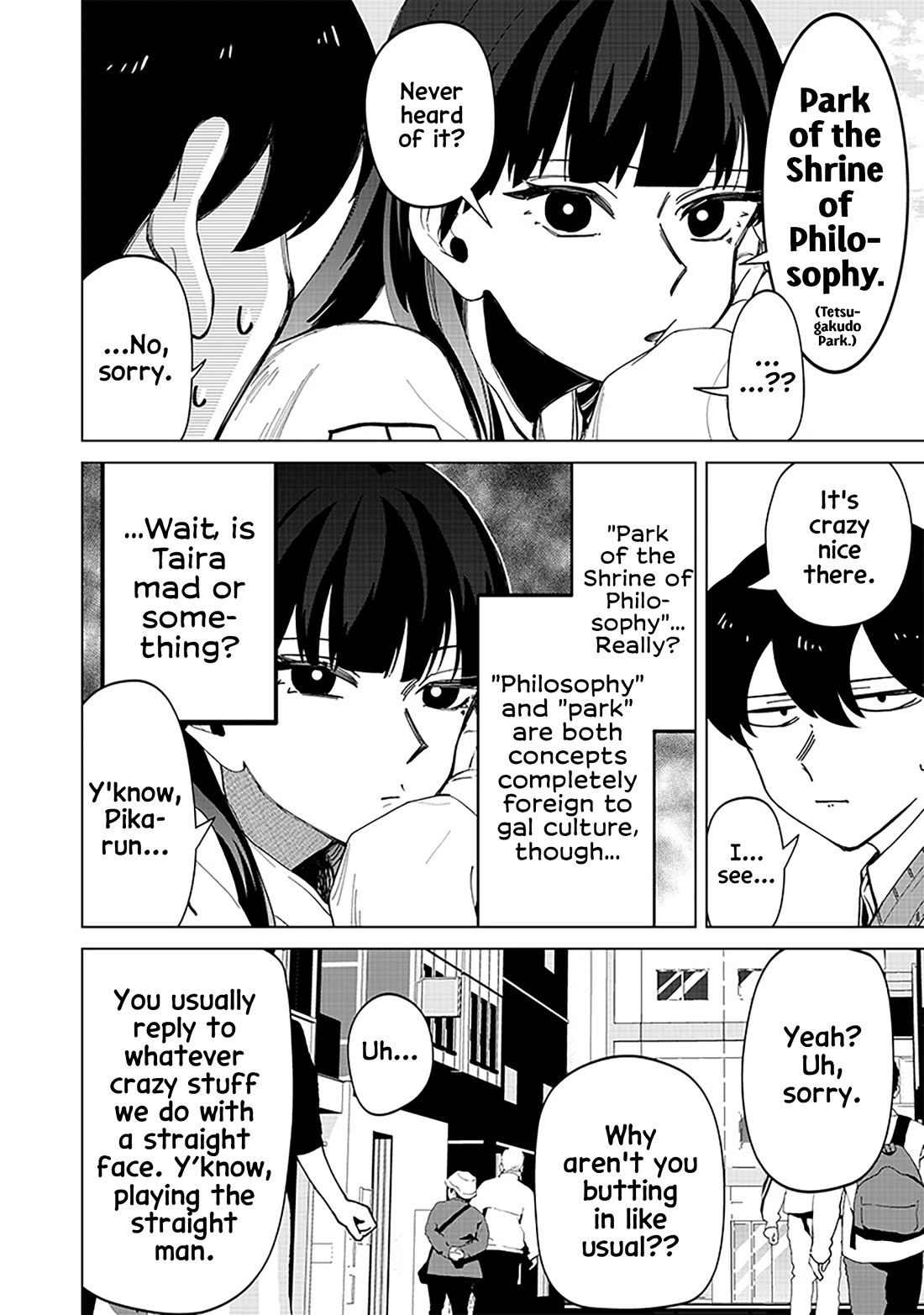The Gals Who Always Say Insane Things: My Daily Life at a Private Paranormal High School Chapter 23 page 10 - Chapter 23: Chance meeting kinda deal