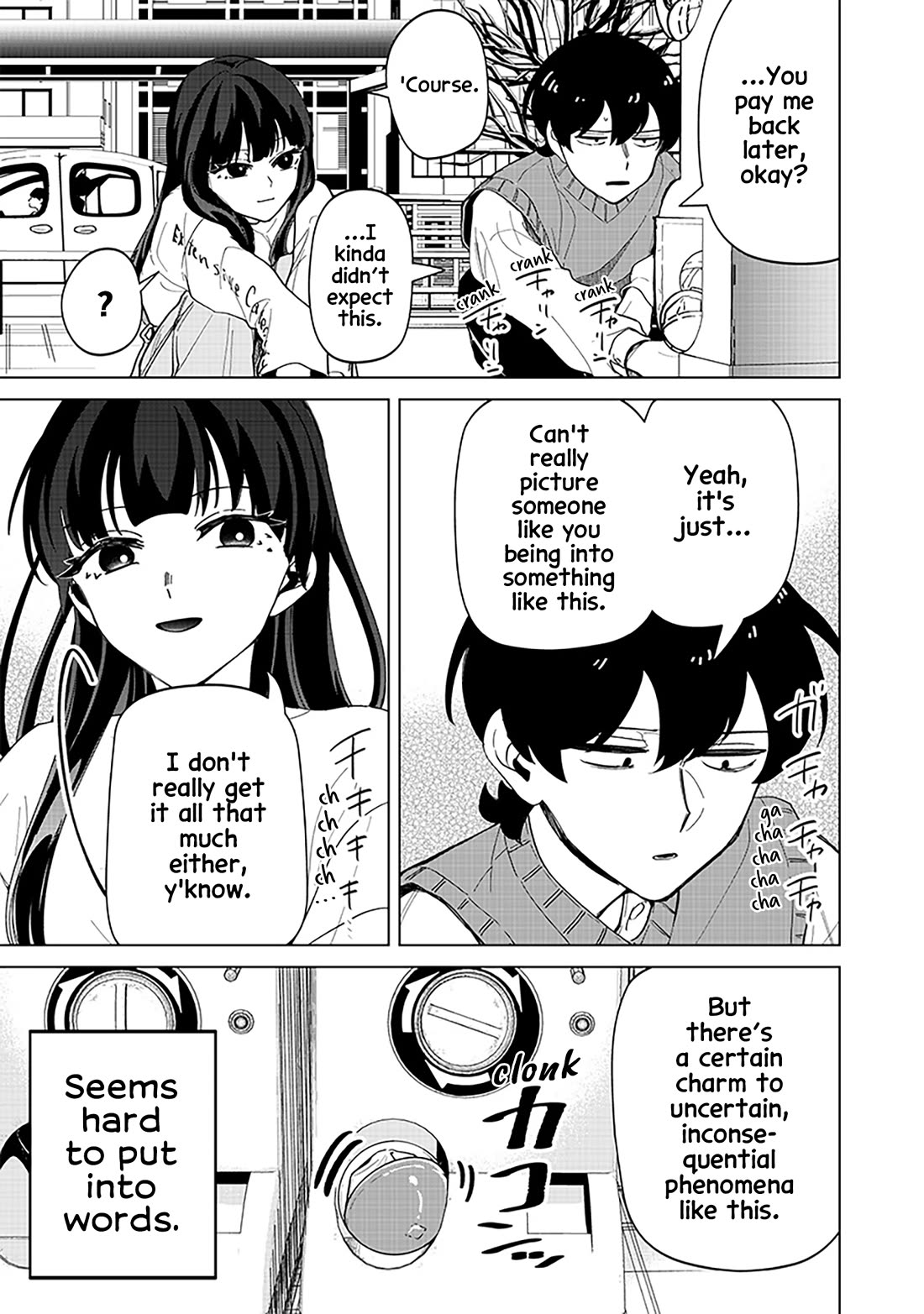 The Gals Who Always Say Insane Things: My Daily Life at a Private Paranormal High School Chapter 23 page 13 - Chapter 23: Chance meeting kinda deal