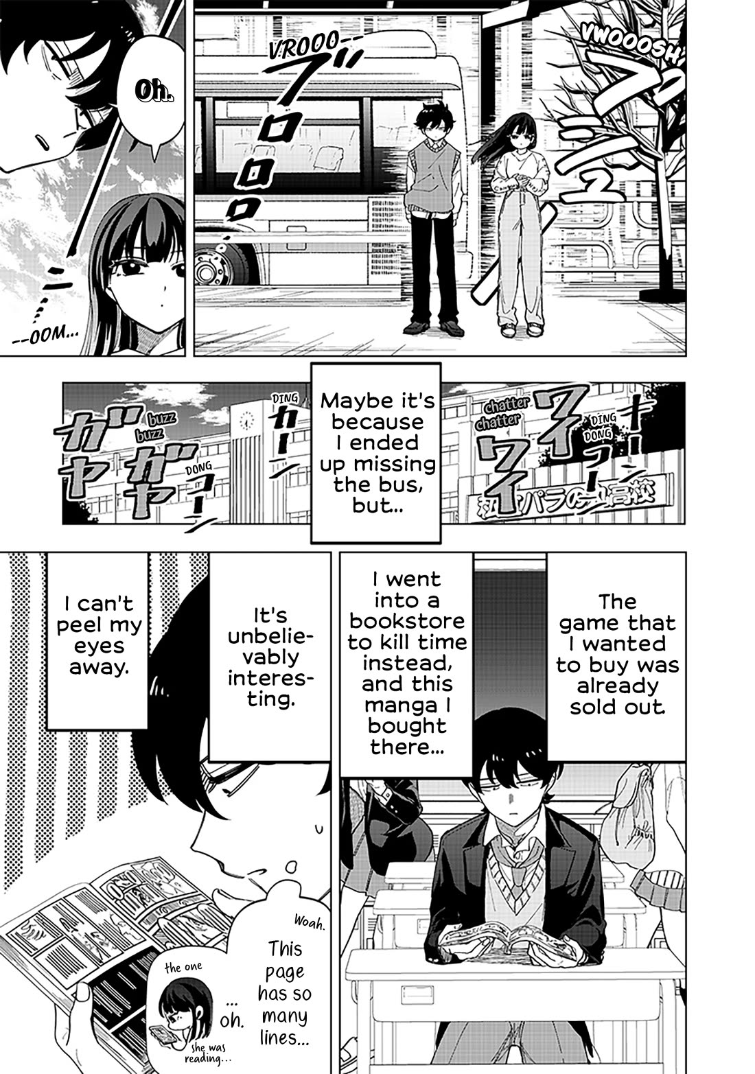 The Gals Who Always Say Insane Things: My Daily Life at a Private Paranormal High School Chapter 23 page 15 - Chapter 23: Chance meeting kinda deal