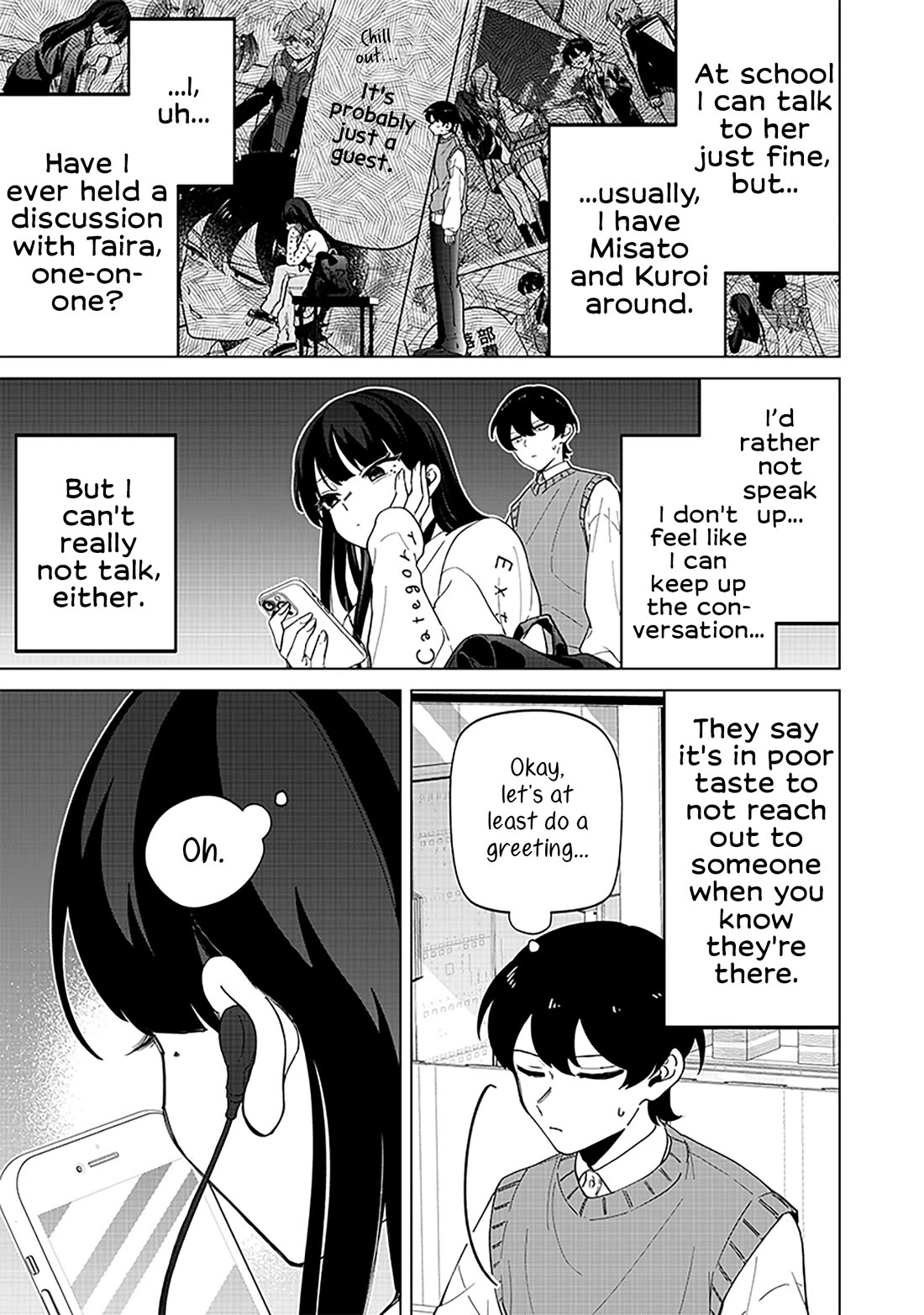 The Gals Who Always Say Insane Things: My Daily Life at a Private Paranormal High School Chapter 23 page 3 - Chapter 23: Chance meeting kinda deal