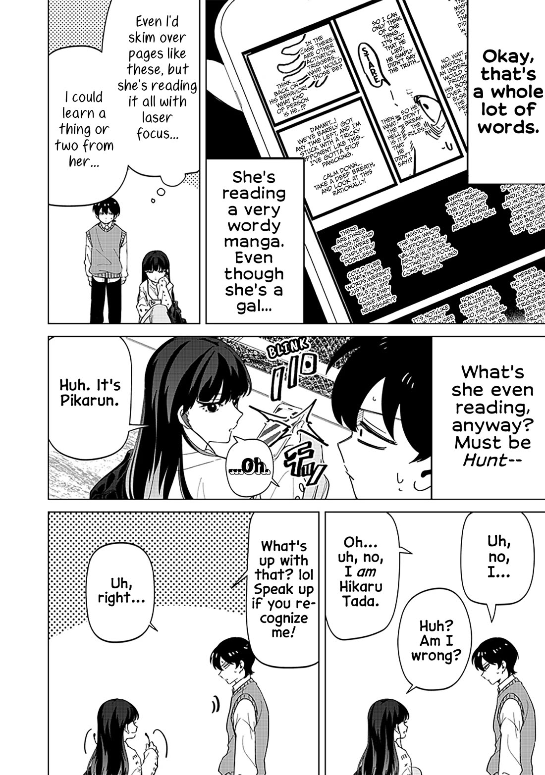 The Gals Who Always Say Insane Things: My Daily Life at a Private Paranormal High School Chapter 23 page 6 - Chapter 23: Chance meeting kinda deal