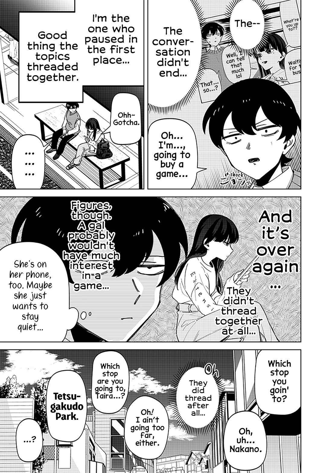 The Gals Who Always Say Insane Things: My Daily Life at a Private Paranormal High School Chapter 23 page 9 - Chapter 23: Chance meeting kinda deal