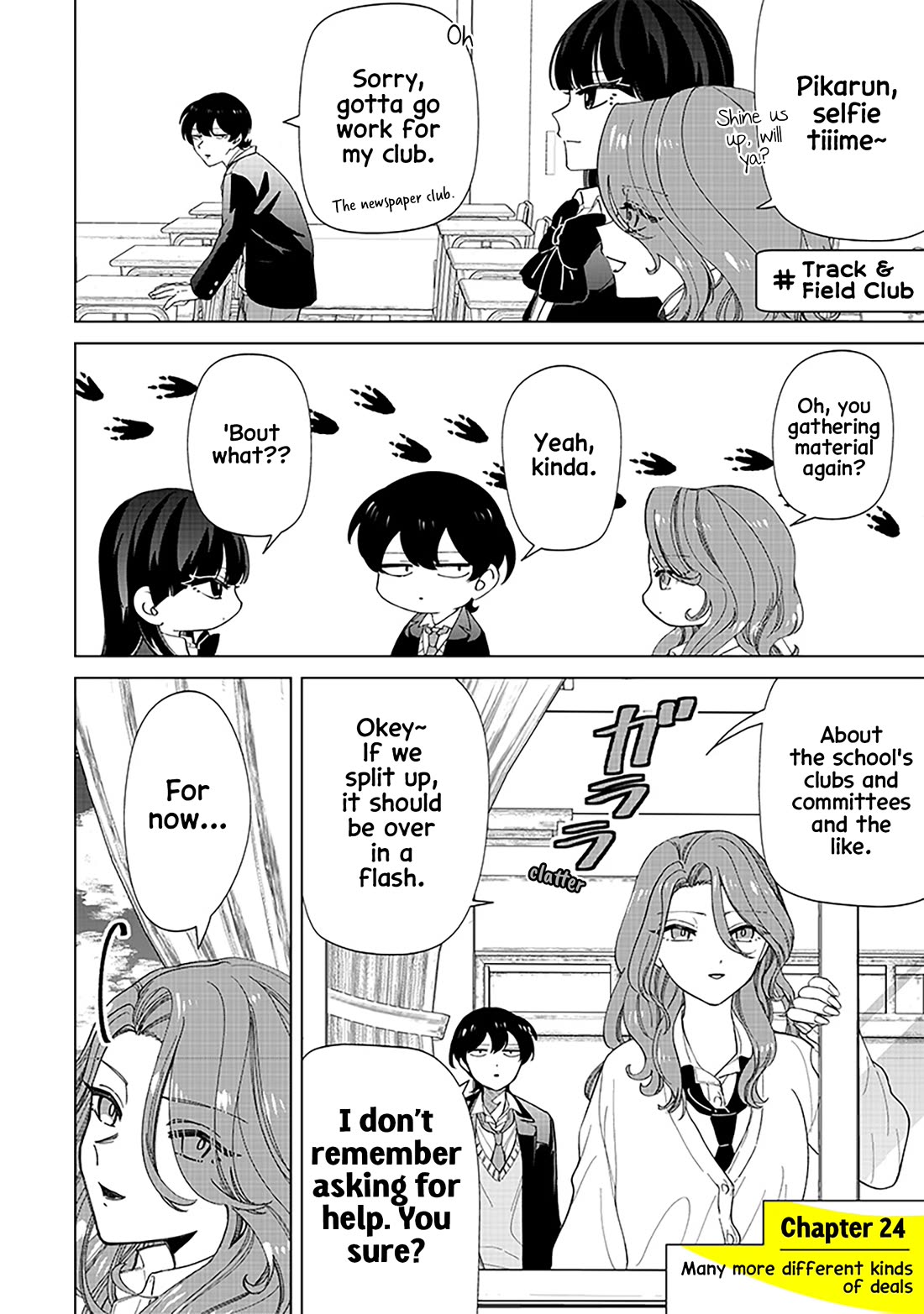 The Gals Who Always Say Insane Things: My Daily Life at a Private Paranormal High School Chapter 24.1 page 2 - Chapter 24.1: Many more different kinds of deals