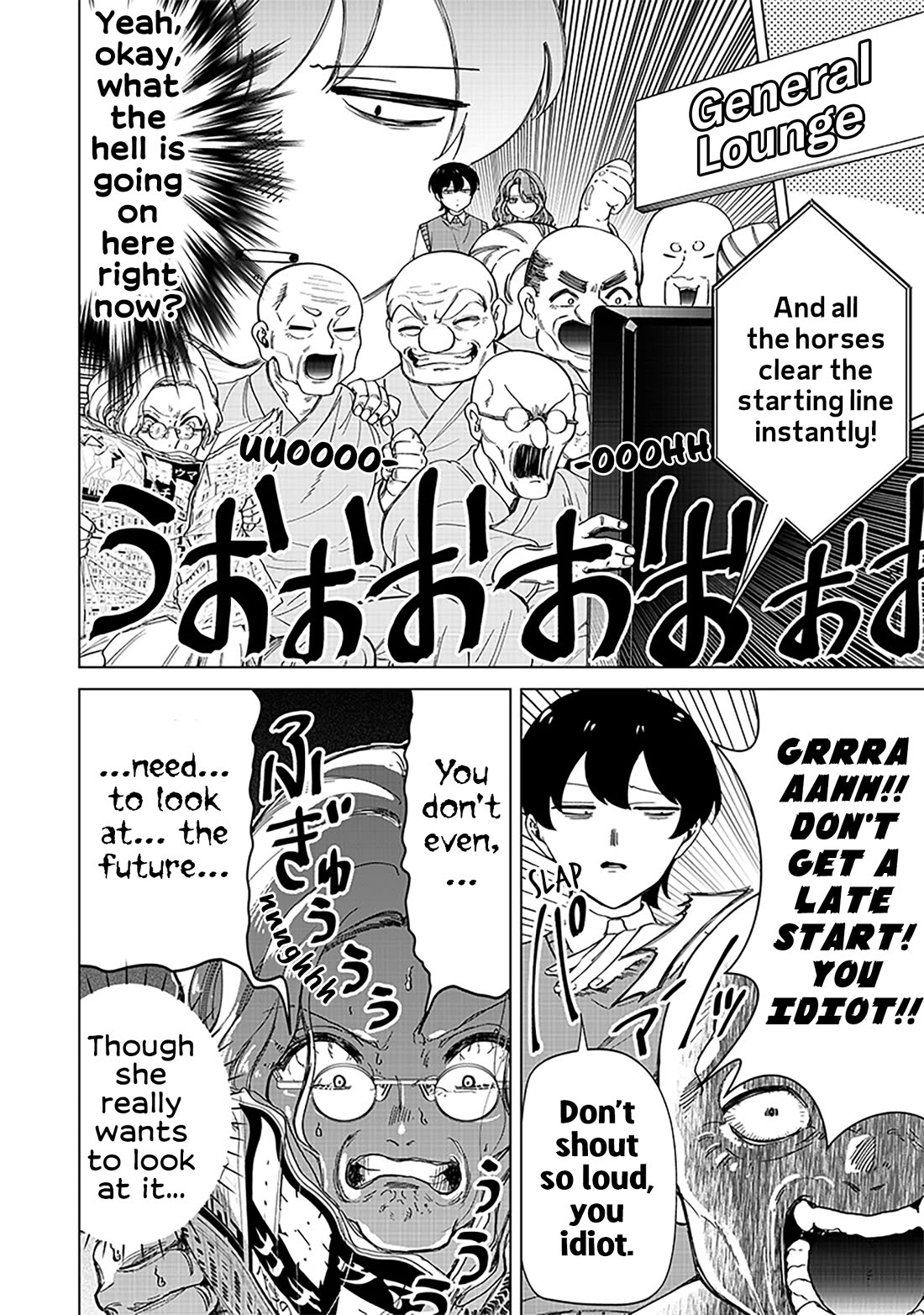 The Gals Who Always Say Insane Things: My Daily Life at a Private Paranormal High School Chapter 26 page 12 - Chapter 26: Seeing the future kinda deal (1st half)
