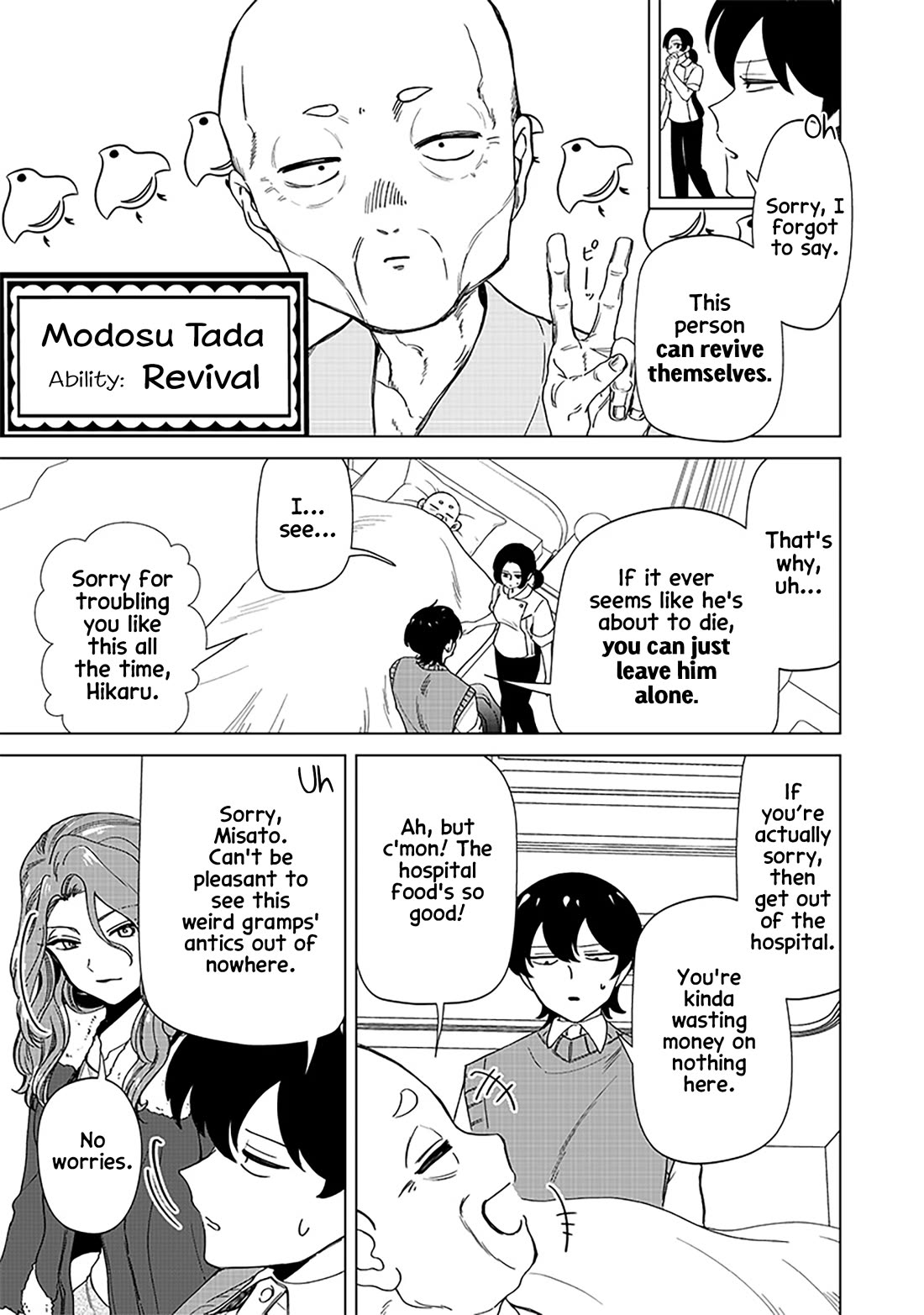 The Gals Who Always Say Insane Things: My Daily Life at a Private Paranormal High School Chapter 26 page 5 - Chapter 26: Seeing the future kinda deal (1st half)