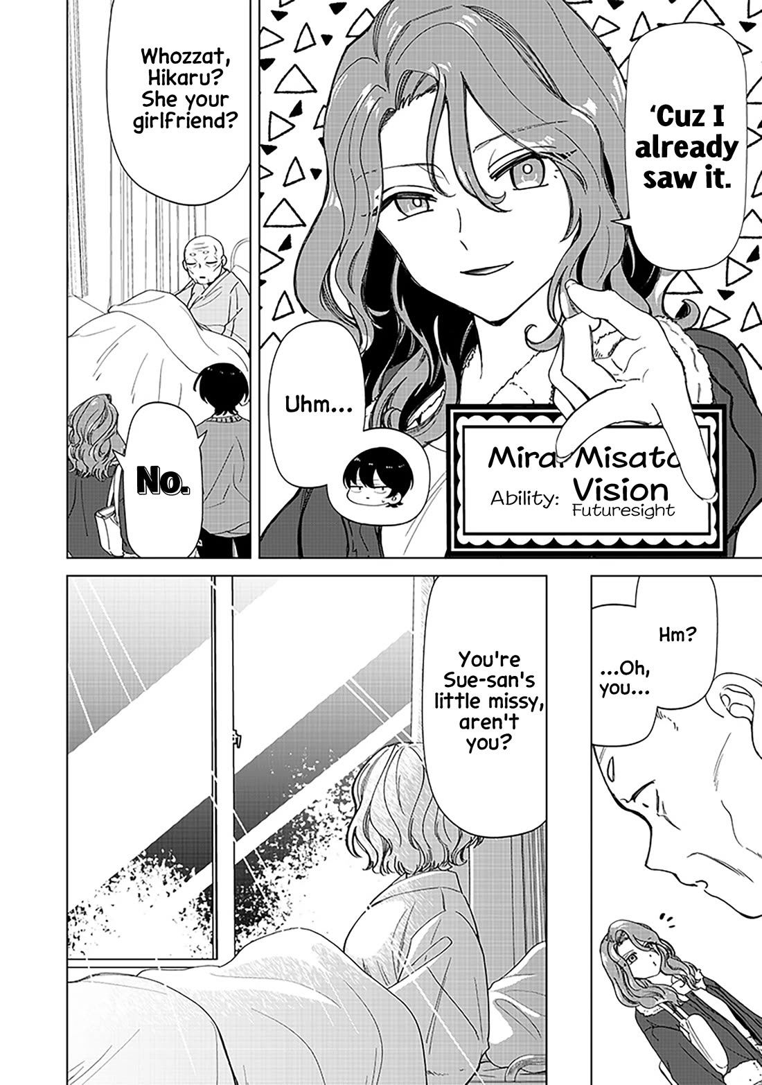 The Gals Who Always Say Insane Things: My Daily Life at a Private Paranormal High School Chapter 26 page 6 - Chapter 26: Seeing the future kinda deal (1st half)
