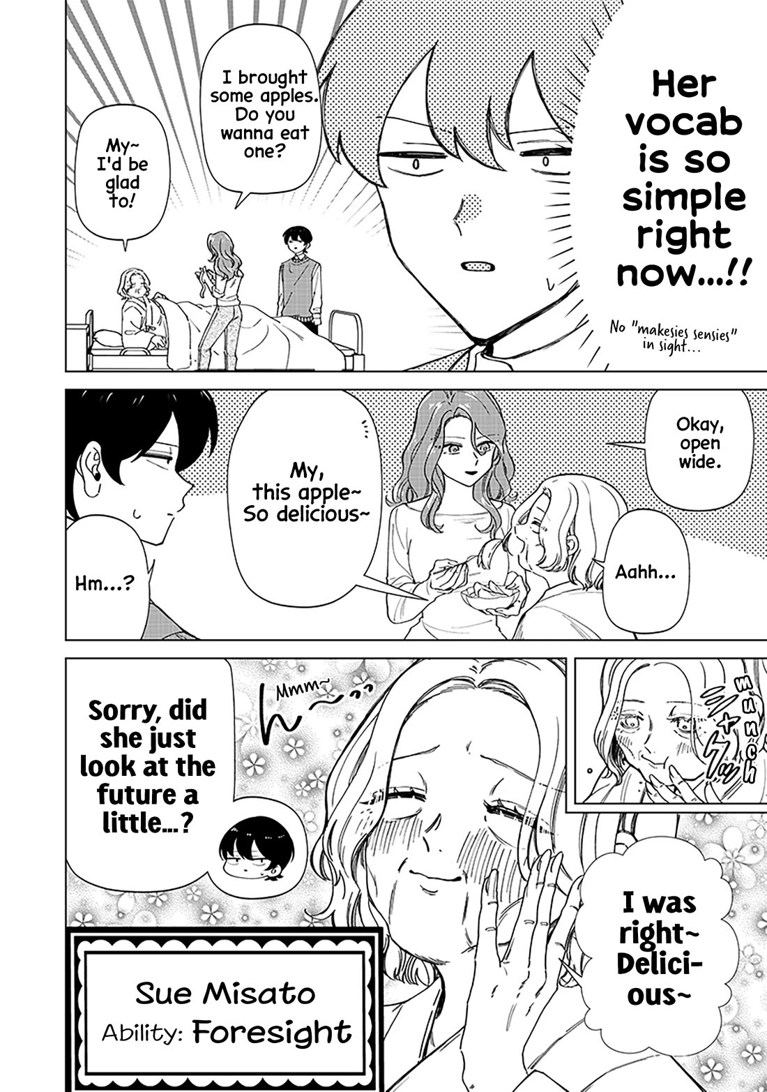 The Gals Who Always Say Insane Things: My Daily Life at a Private Paranormal High School Chapter 26 page 8 - Chapter 26: Seeing the future kinda deal (1st half)