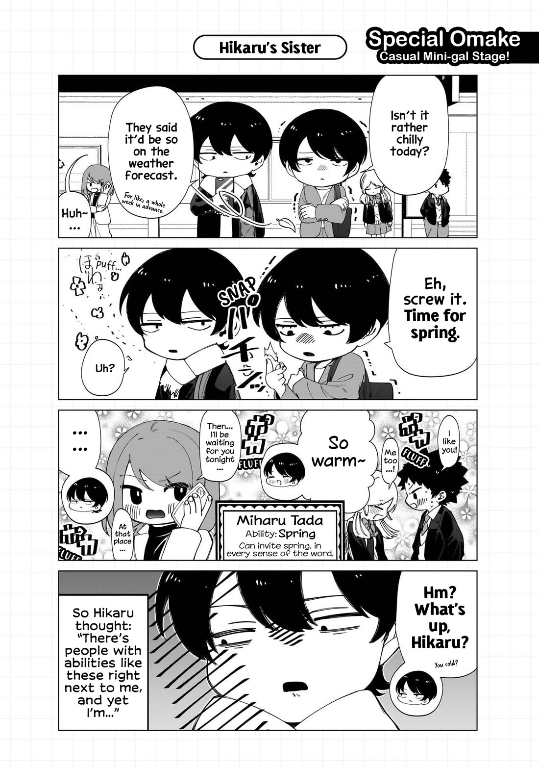 The Gals Who Always Say Insane Things: My Daily Life at a Private Paranormal High School Chapter 27.5 page 6 - Chapter 27.5: Volume 3 Extras