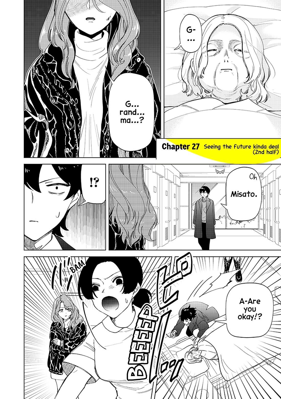 The Gals Who Always Say Insane Things: My Daily Life at a Private Paranormal High School Chapter 27 page 2 - Chapter 27: Seeing the future kinda deal (2nd half)