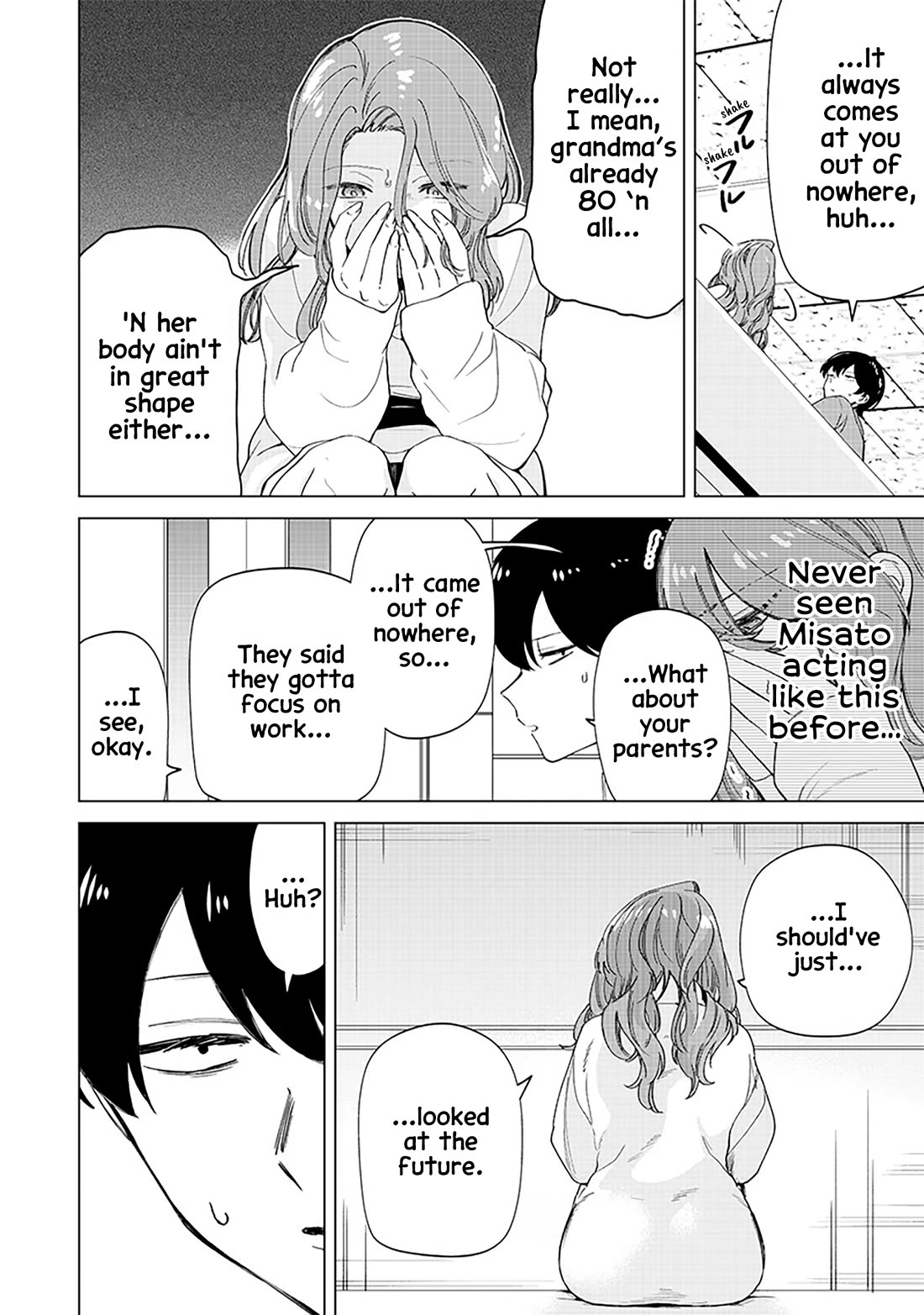 The Gals Who Always Say Insane Things: My Daily Life at a Private Paranormal High School Chapter 27 page 4 - Chapter 27: Seeing the future kinda deal (2nd half)