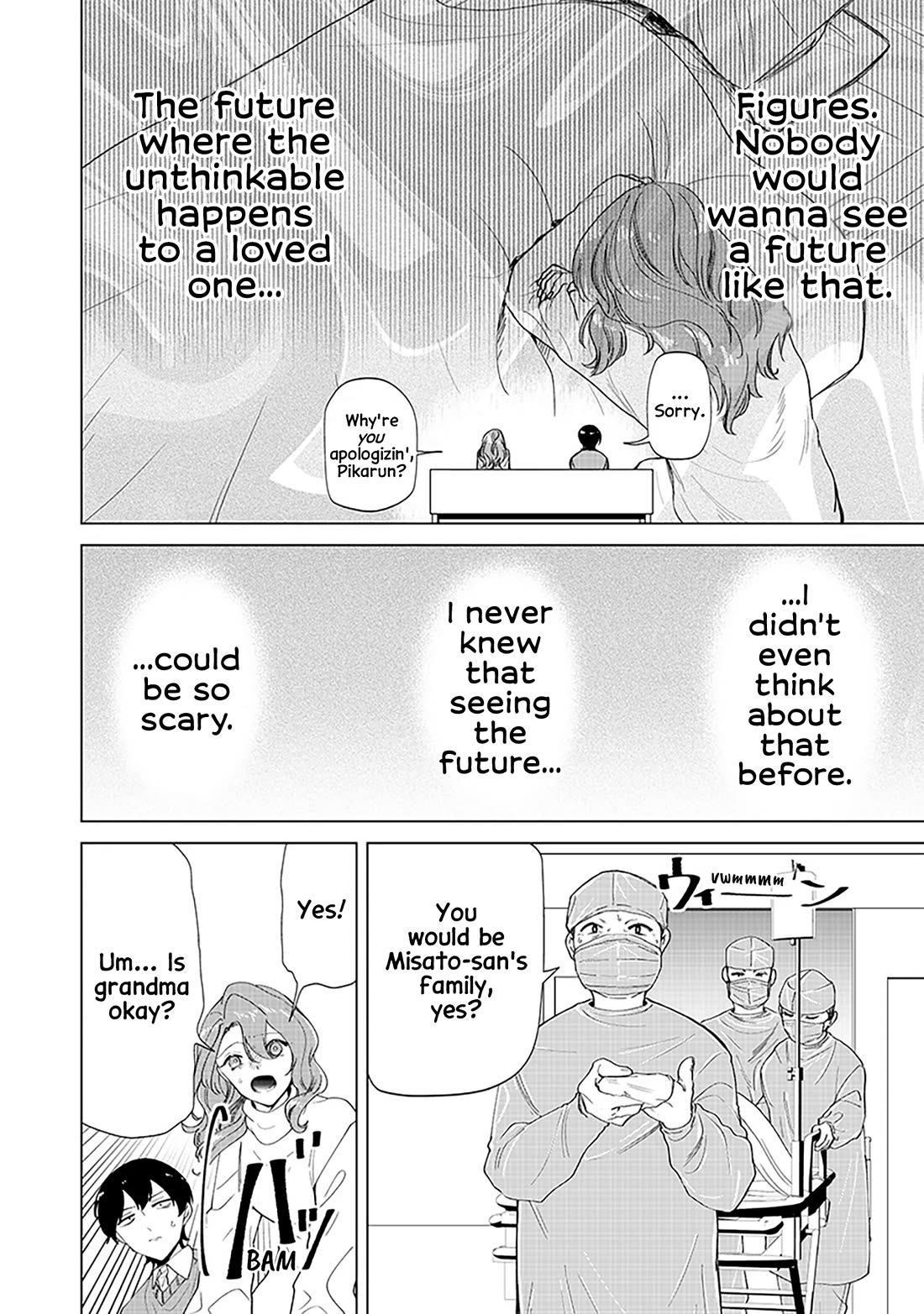 The Gals Who Always Say Insane Things: My Daily Life at a Private Paranormal High School Chapter 27 page 6 - Chapter 27: Seeing the future kinda deal (2nd half)