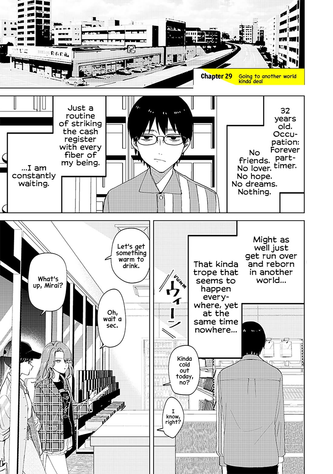 The Gals Who Always Say Insane Things: My Daily Life at a Private Paranormal High School Chapter 29 page 1 - Chapter 29: Going to another world kinda deal