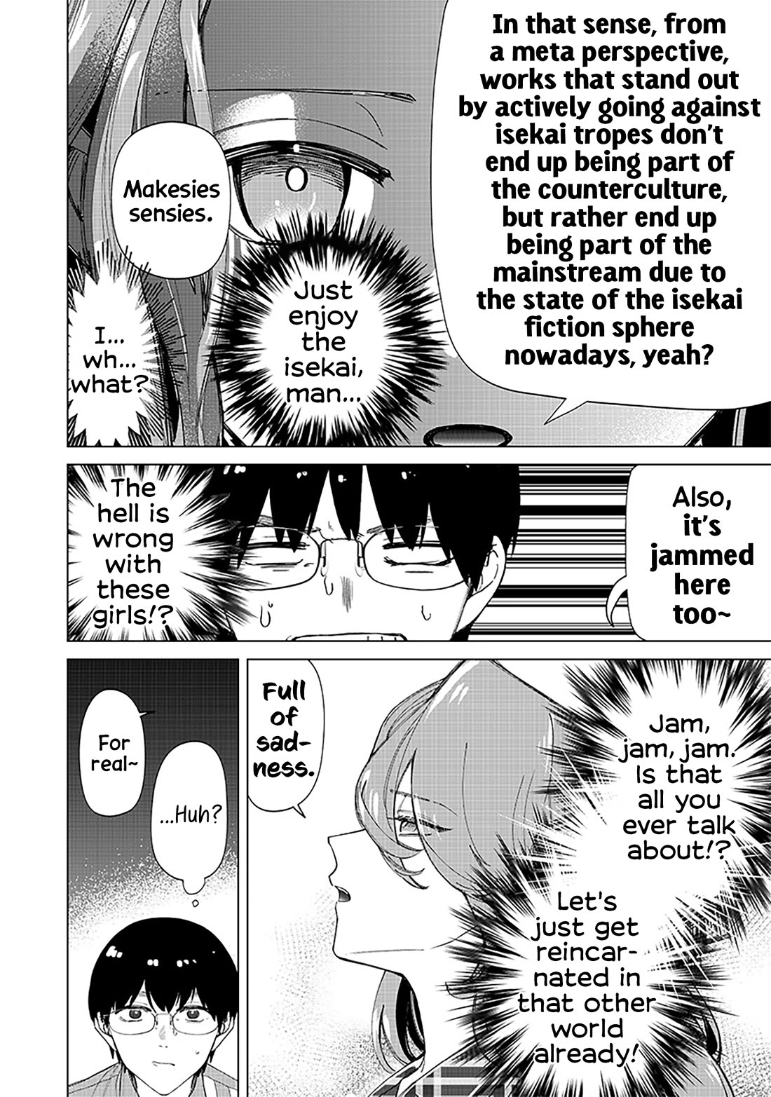 The Gals Who Always Say Insane Things: My Daily Life at a Private Paranormal High School Chapter 29 page 10 - Chapter 29: Going to another world kinda deal