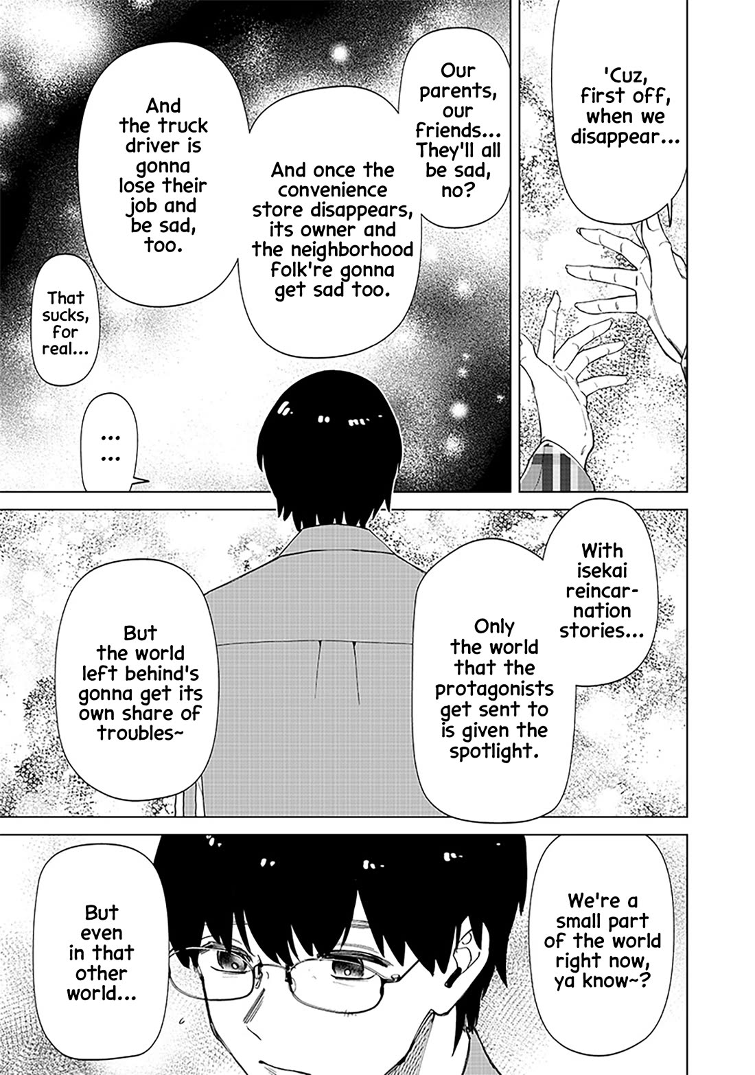 The Gals Who Always Say Insane Things: My Daily Life at a Private Paranormal High School Chapter 29 page 11 - Chapter 29: Going to another world kinda deal