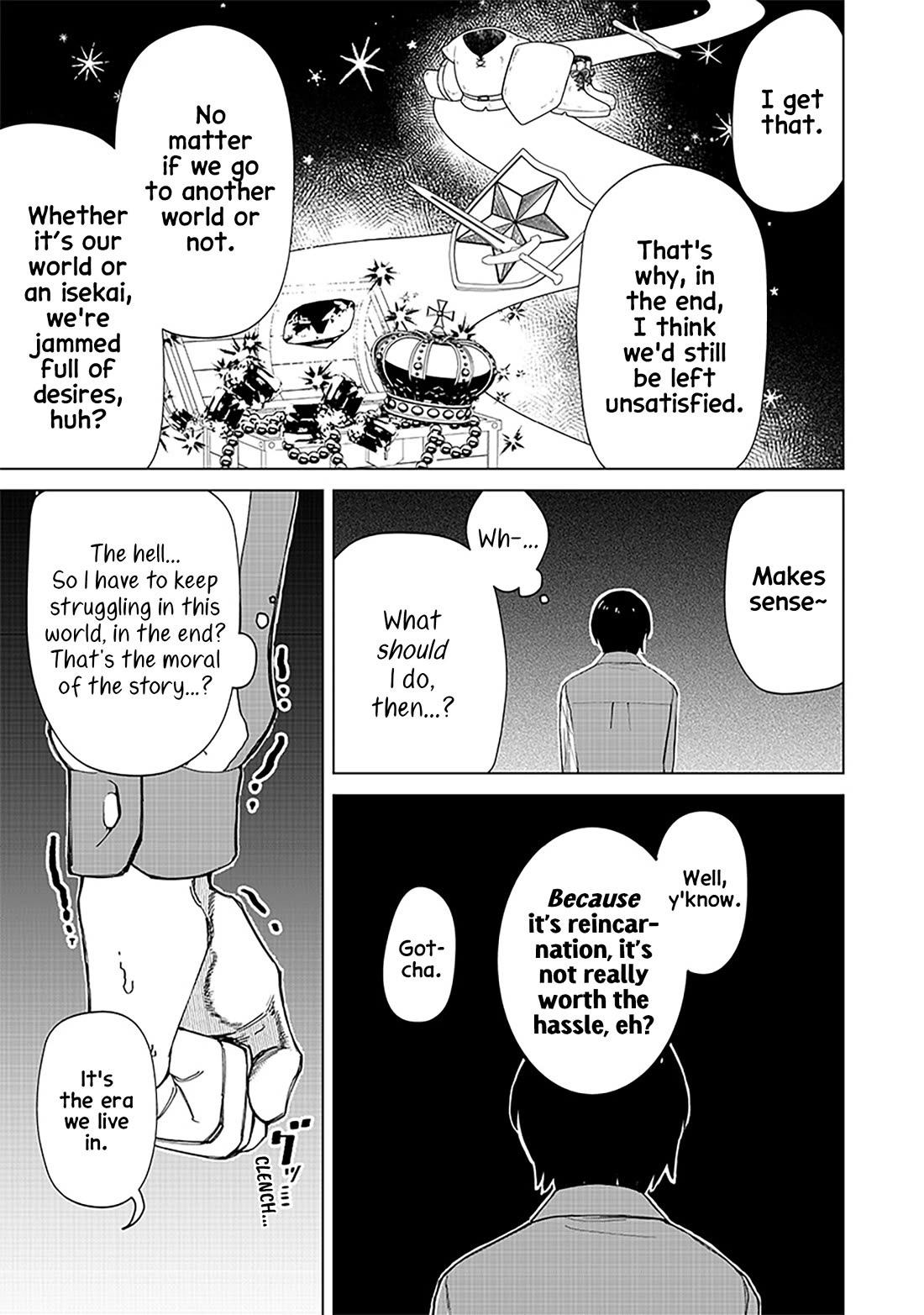 The Gals Who Always Say Insane Things: My Daily Life at a Private Paranormal High School Chapter 29 page 13 - Chapter 29: Going to another world kinda deal