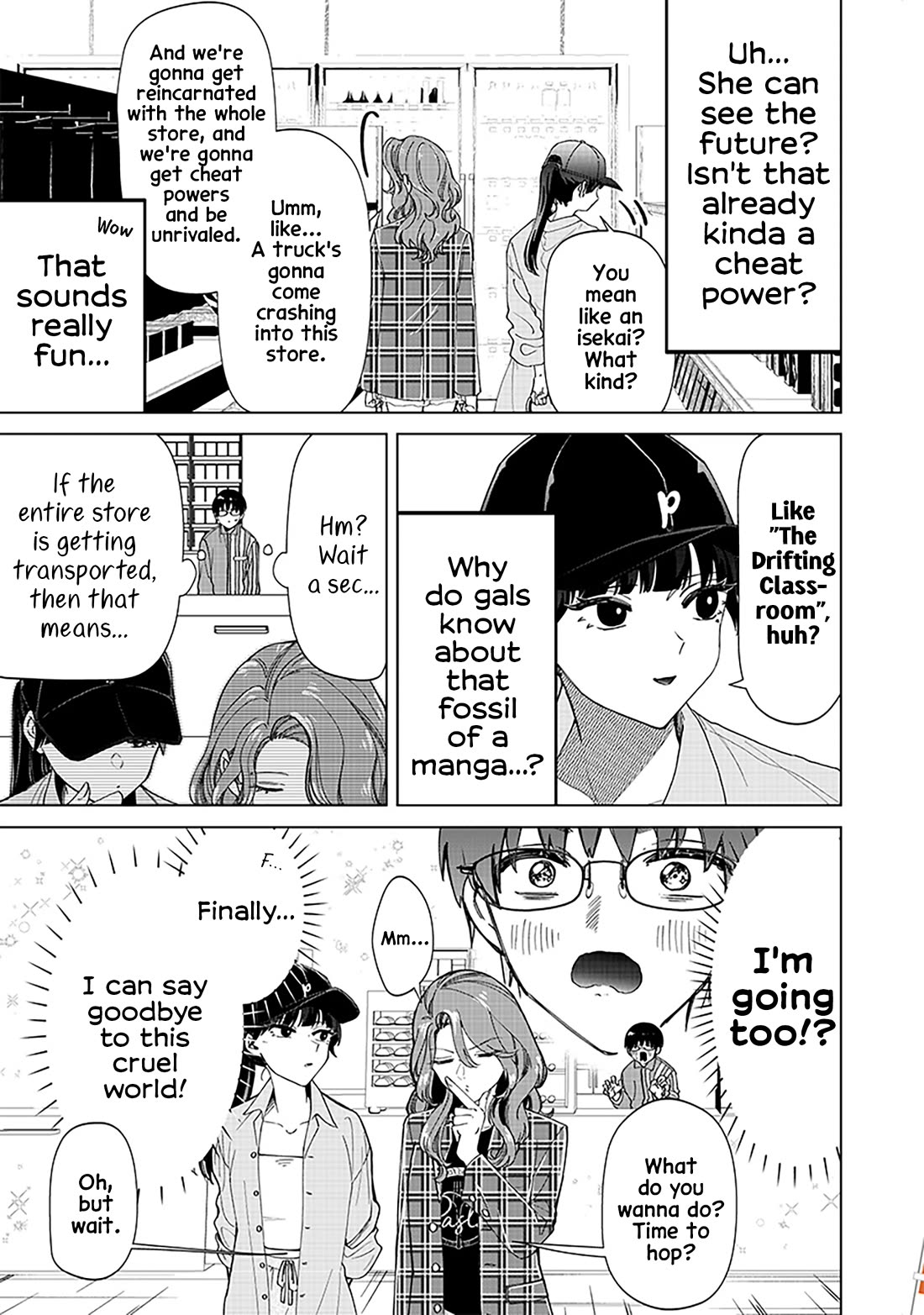 The Gals Who Always Say Insane Things: My Daily Life at a Private Paranormal High School Chapter 29 page 3 - Chapter 29: Going to another world kinda deal