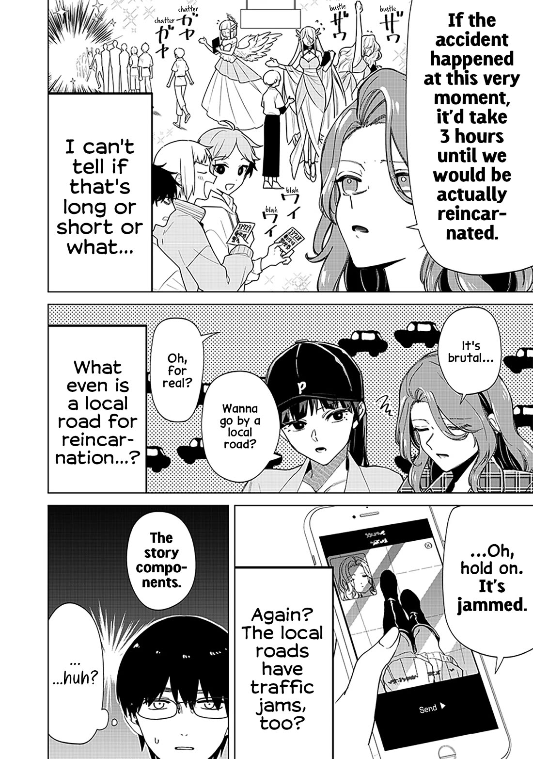 The Gals Who Always Say Insane Things: My Daily Life at a Private Paranormal High School Chapter 29 page 6 - Chapter 29: Going to another world kinda deal