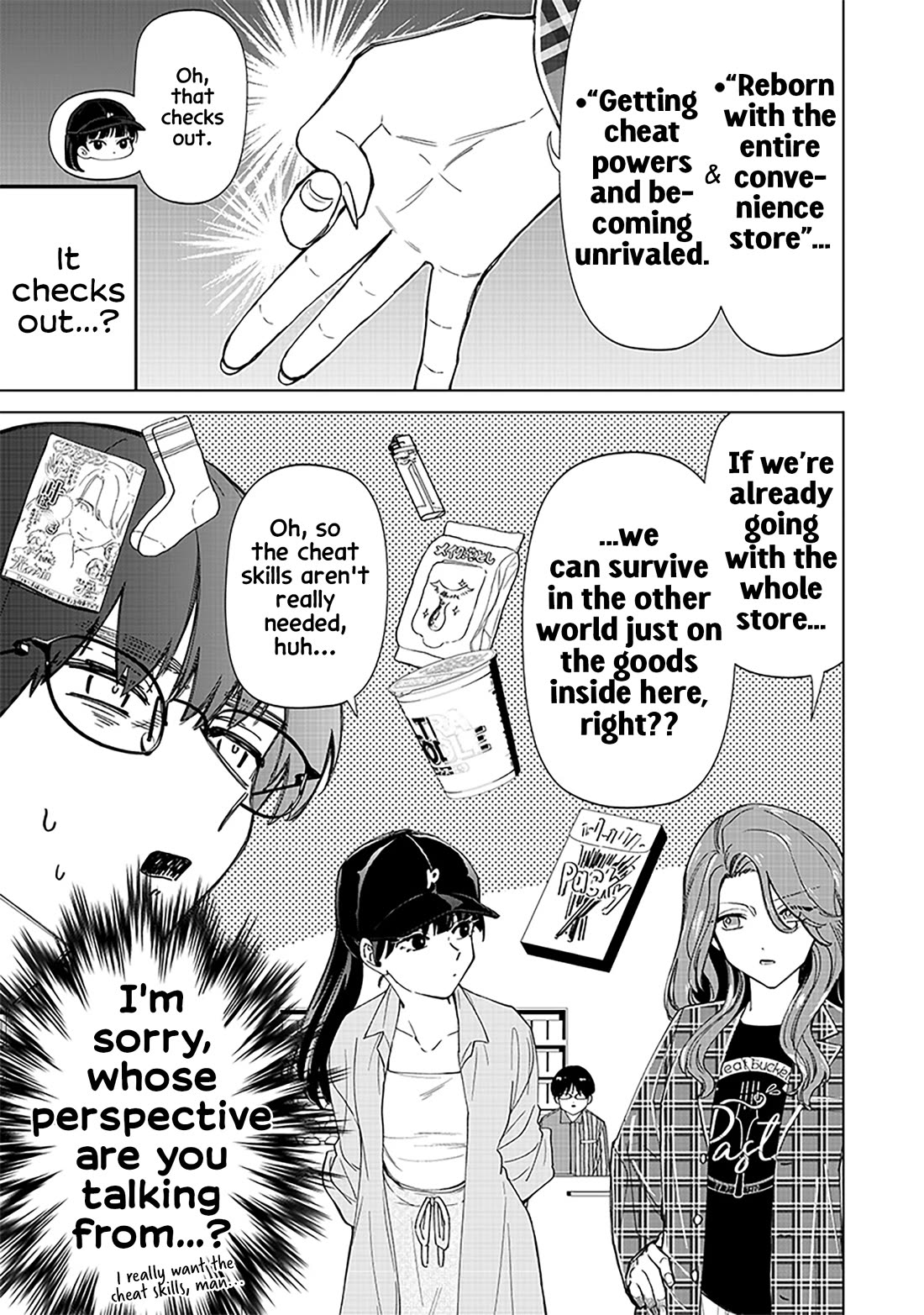 The Gals Who Always Say Insane Things: My Daily Life at a Private Paranormal High School Chapter 29 page 7 - Chapter 29: Going to another world kinda deal