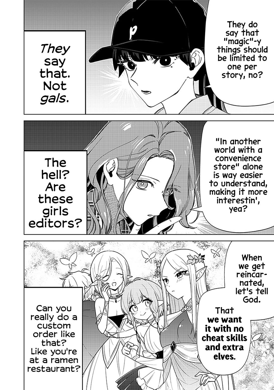 The Gals Who Always Say Insane Things: My Daily Life at a Private Paranormal High School Chapter 29 page 8 - Chapter 29: Going to another world kinda deal