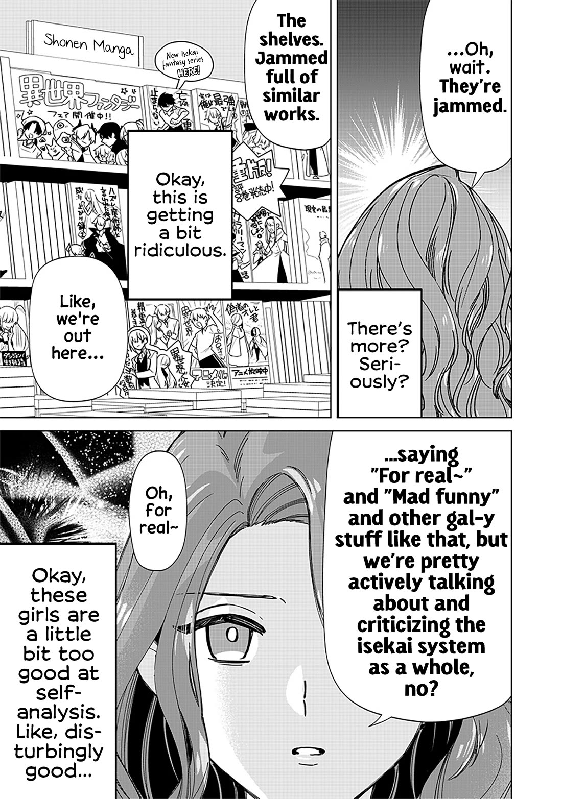 The Gals Who Always Say Insane Things: My Daily Life at a Private Paranormal High School Chapter 29 page 9 - Chapter 29: Going to another world kinda deal