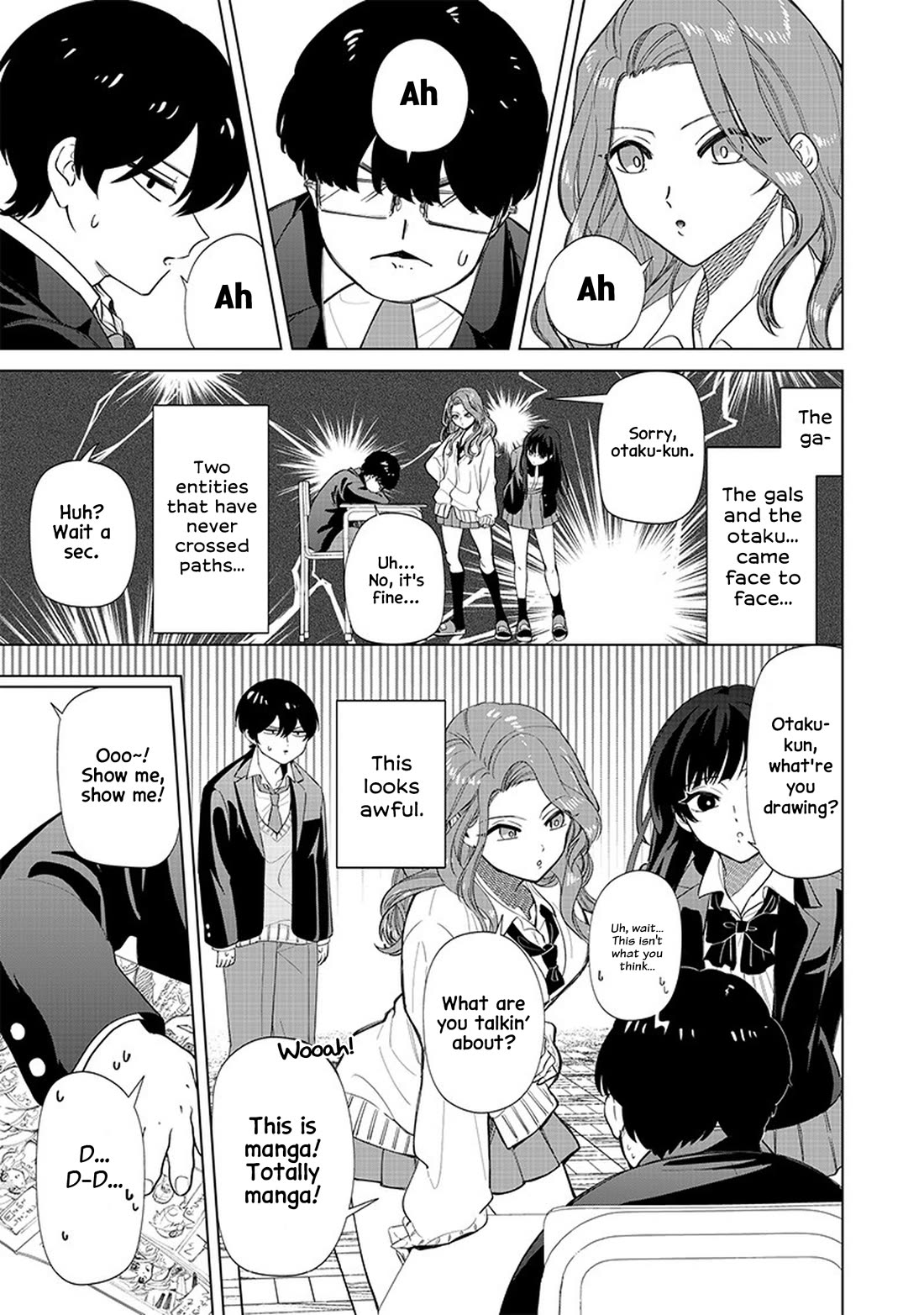The Gals Who Always Say Insane Things: My Daily Life at a Private Paranormal High School Chapter 3 page 4 - Chapter 3: Strict with otaku, but still gentle with them kinda deal