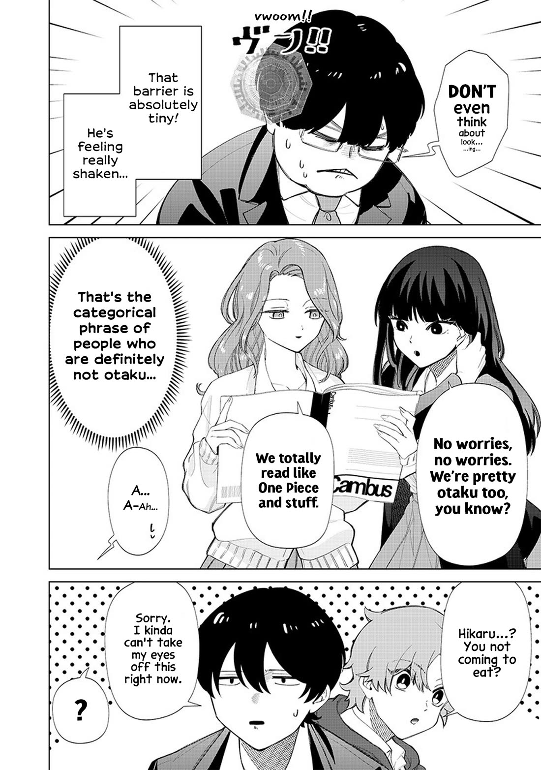 The Gals Who Always Say Insane Things: My Daily Life at a Private Paranormal High School Chapter 3 page 5 - Chapter 3: Strict with otaku, but still gentle with them kinda deal