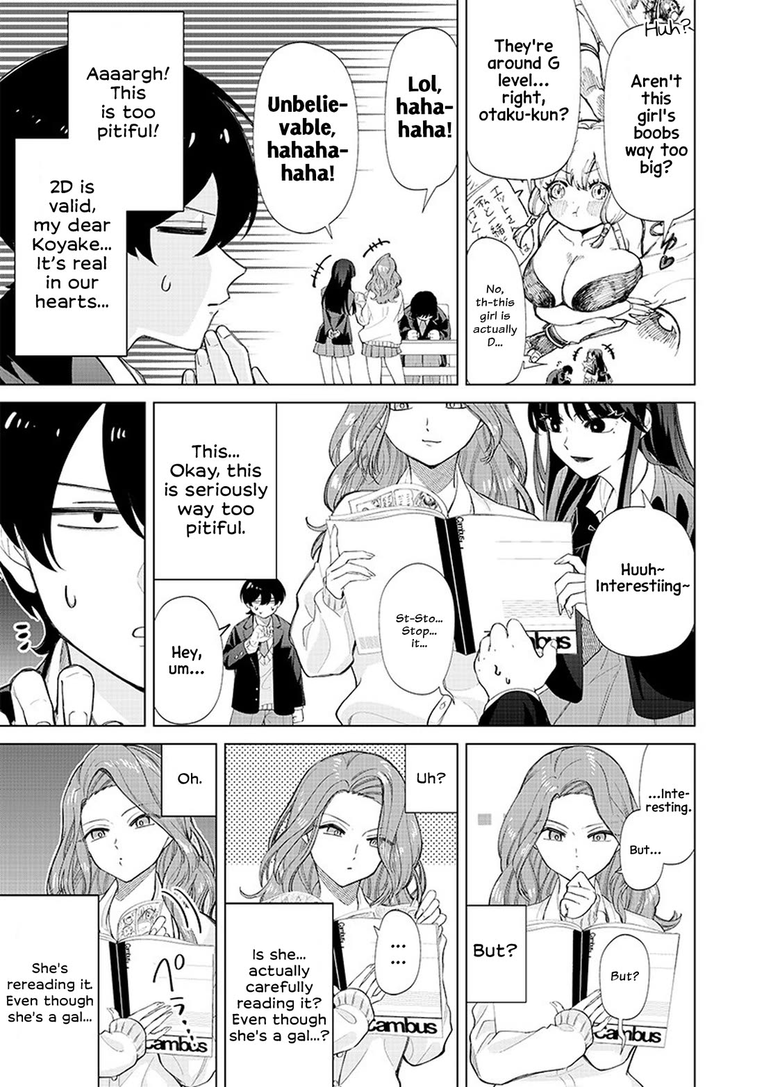 The Gals Who Always Say Insane Things: My Daily Life at a Private Paranormal High School Chapter 3 page 6 - Chapter 3: Strict with otaku, but still gentle with them kinda deal