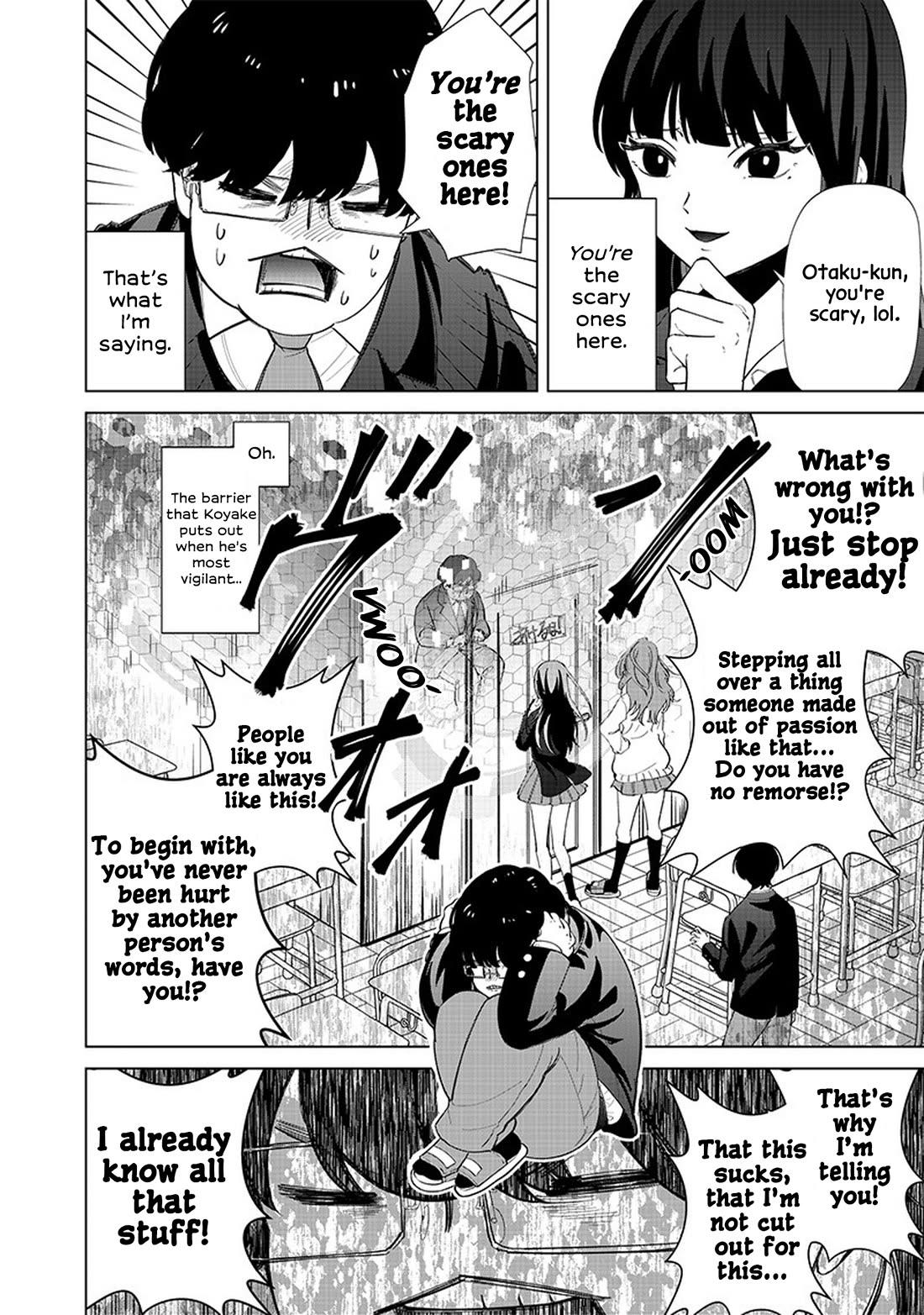 The Gals Who Always Say Insane Things: My Daily Life at a Private Paranormal High School Chapter 3 page 9 - Chapter 3: Strict with otaku, but still gentle with them kinda deal