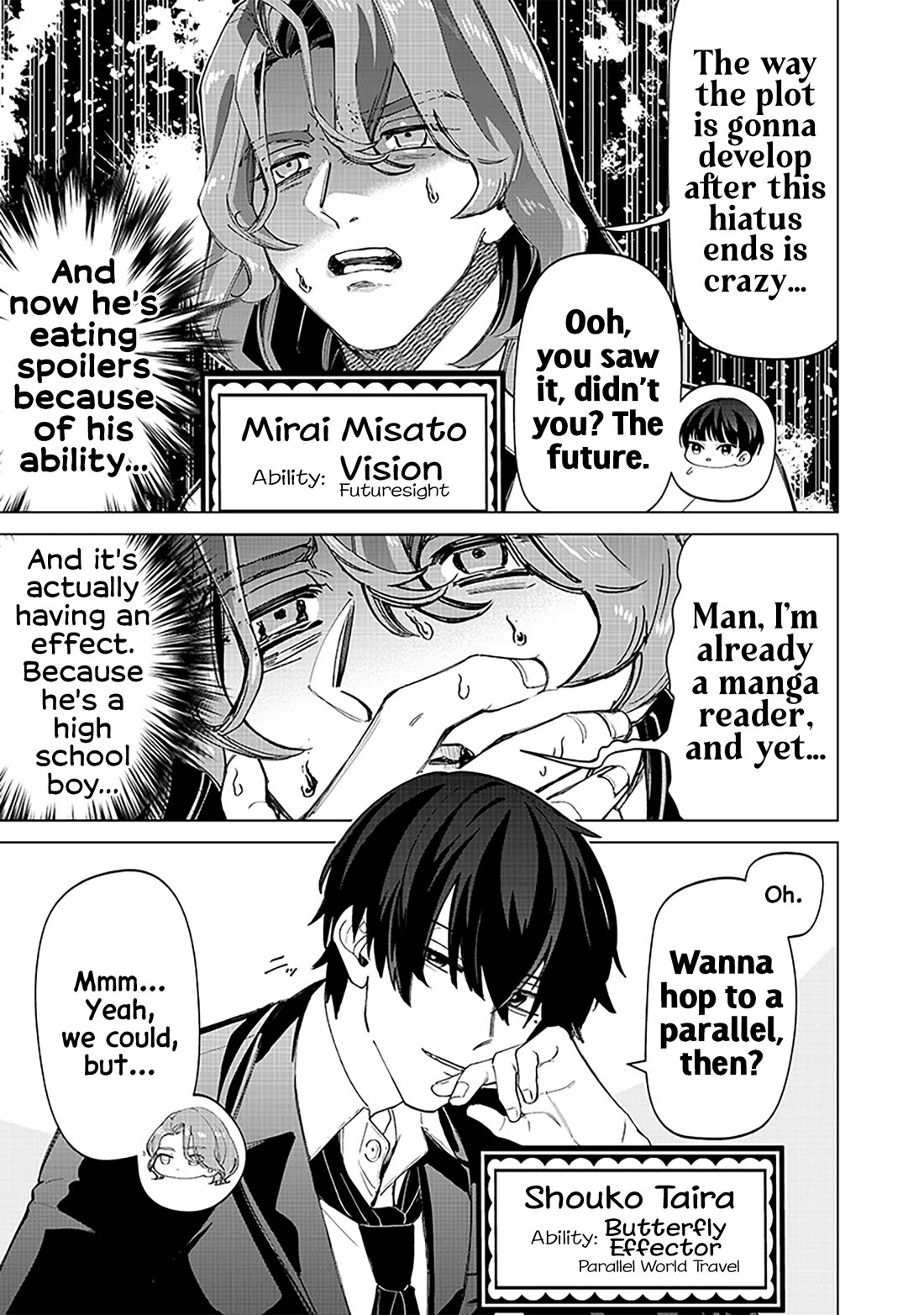 The Gals Who Always Say Insane Things: My Daily Life at a Private Paranormal High School Chapter 30 page 11 - Chapter 30: Getting reversed kinda deal