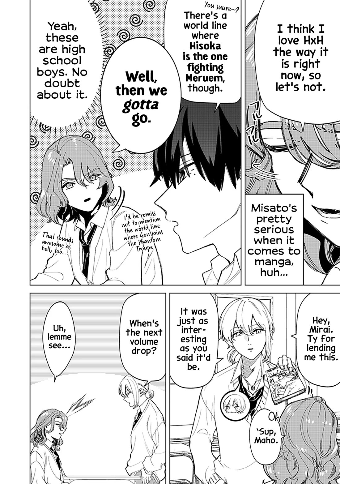 The Gals Who Always Say Insane Things: My Daily Life at a Private Paranormal High School Chapter 30 page 12 - Chapter 30: Getting reversed kinda deal