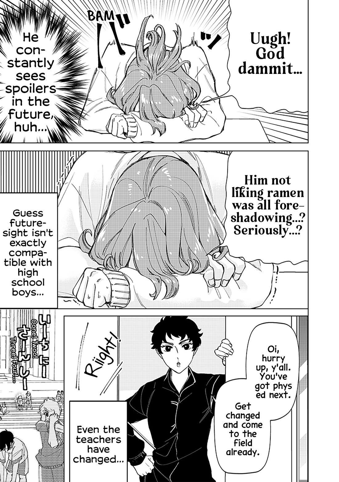 The Gals Who Always Say Insane Things: My Daily Life at a Private Paranormal High School Chapter 30 page 13 - Chapter 30: Getting reversed kinda deal