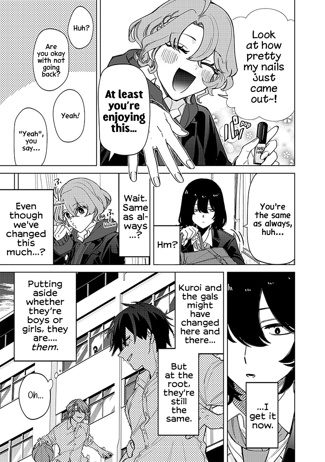The Gals Who Always Say Insane Things: My Daily Life at a Private Paranormal High School Chapter 30 page 17 - Chapter 30: Getting reversed kinda deal
