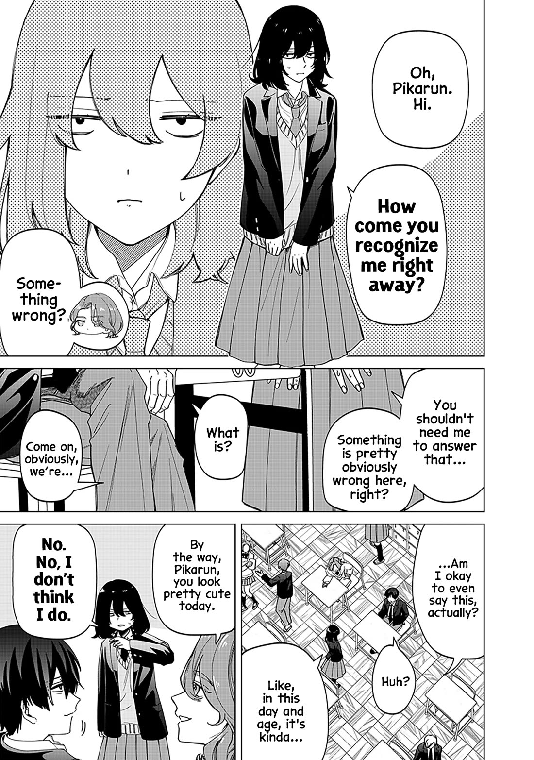 The Gals Who Always Say Insane Things: My Daily Life at a Private Paranormal High School Chapter 30 page 3 - Chapter 30: Getting reversed kinda deal