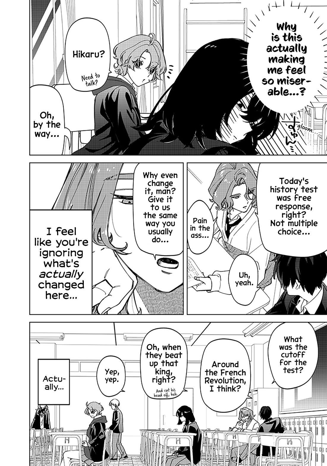 The Gals Who Always Say Insane Things: My Daily Life at a Private Paranormal High School Chapter 30 page 8 - Chapter 30: Getting reversed kinda deal