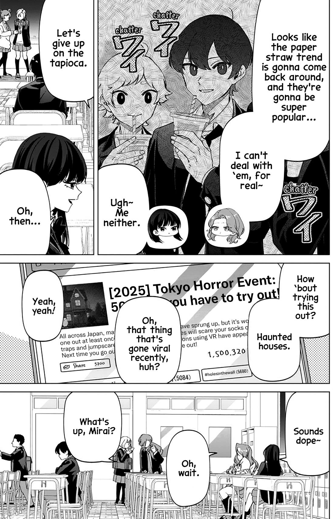 The Gals Who Always Say Insane Things: My Daily Life at a Private Paranormal High School Chapter 31.5 page 3 - Chapter 31.5: Special Edition: Reintroductory Chapter