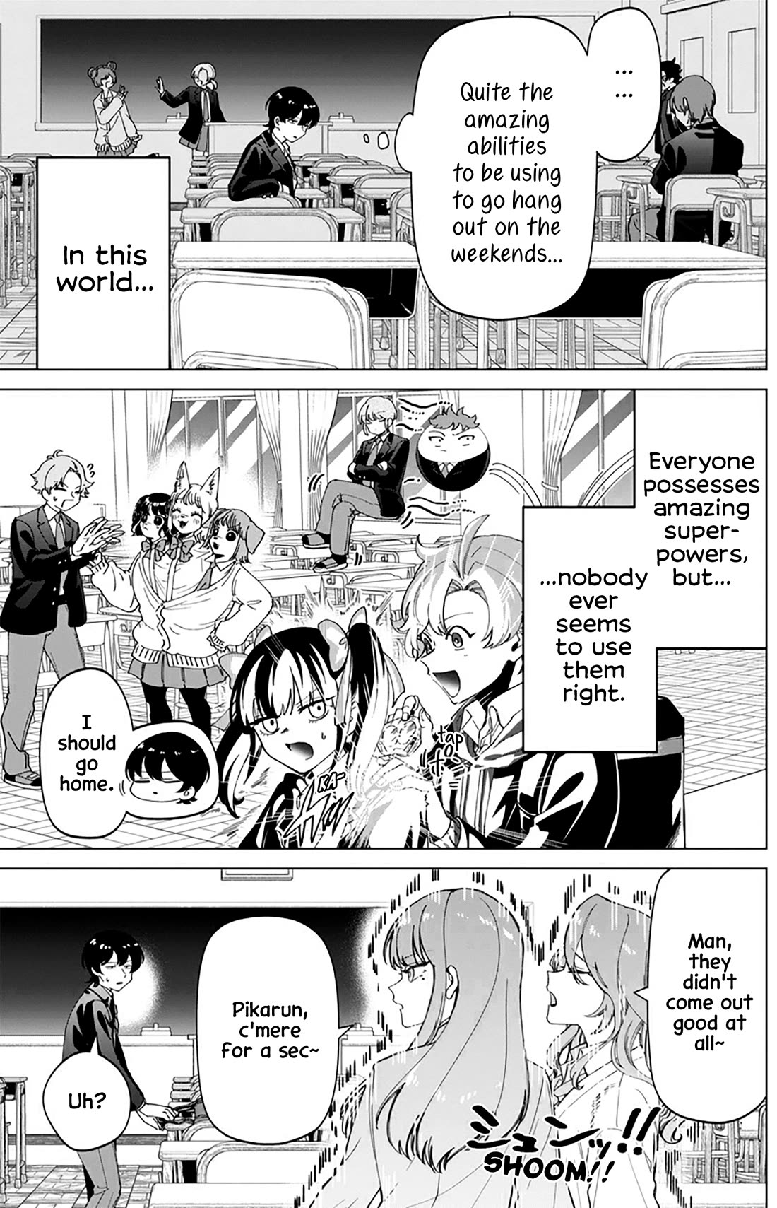 The Gals Who Always Say Insane Things: My Daily Life at a Private Paranormal High School Chapter 31.5 page 7 - Chapter 31.5: Special Edition: Reintroductory Chapter