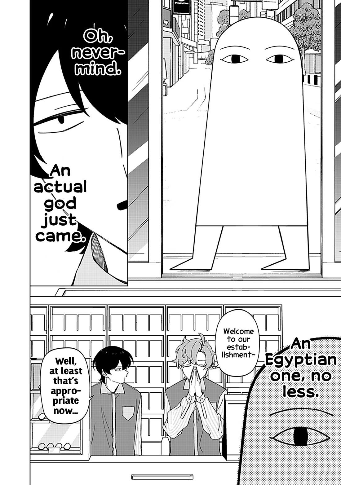The Gals Who Always Say Insane Things: My Daily Life at a Private Paranormal High School Chapter 31 page 14 - Chapter 31: Serving customers kinda deal