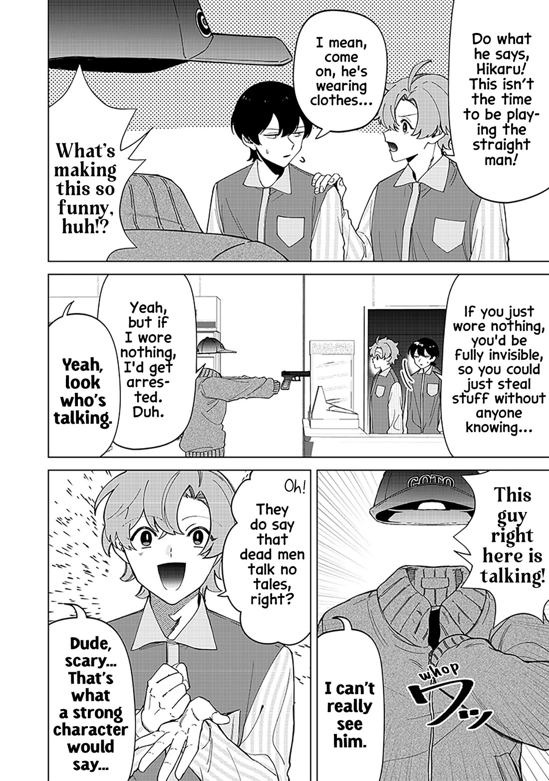 The Gals Who Always Say Insane Things: My Daily Life at a Private Paranormal High School Chapter 31 page 6 - Chapter 31: Serving customers kinda deal