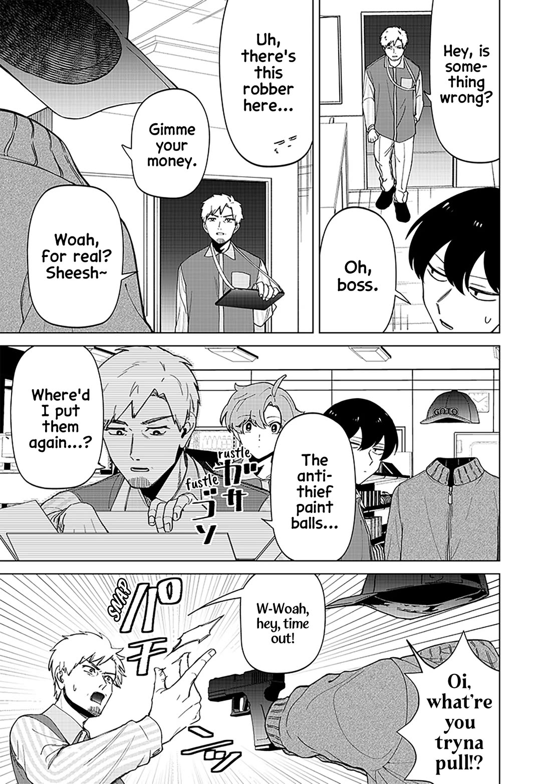 The Gals Who Always Say Insane Things: My Daily Life at a Private Paranormal High School Chapter 31 page 7 - Chapter 31: Serving customers kinda deal