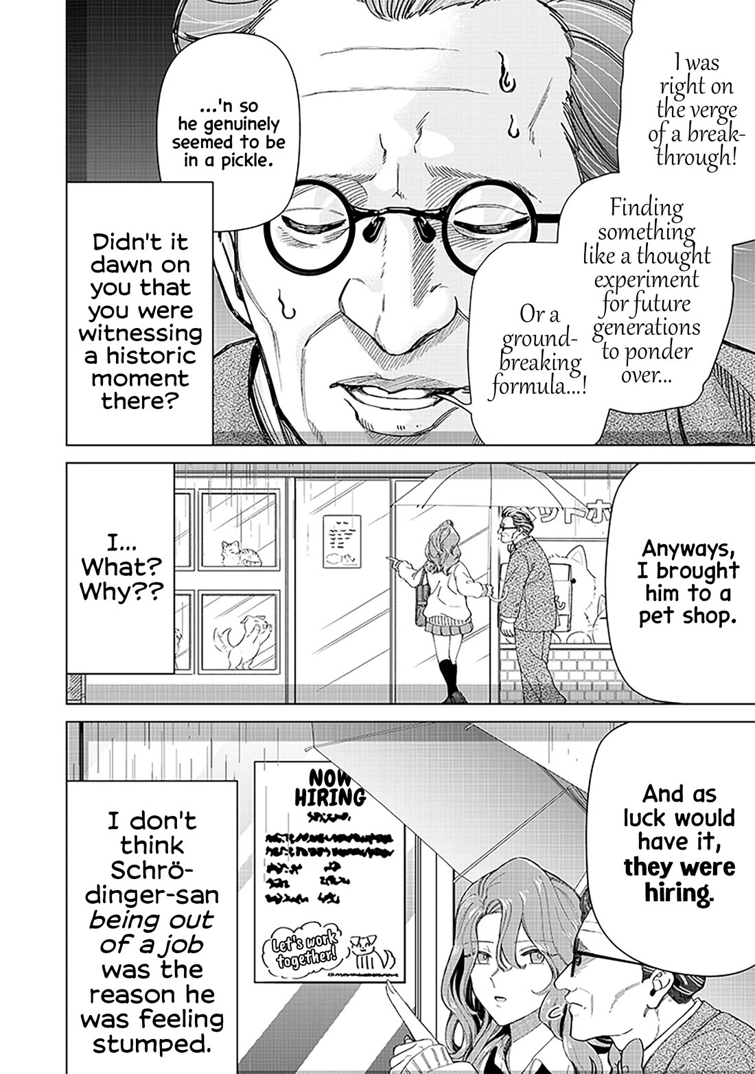 The Gals Who Always Say Insane Things: My Daily Life at a Private Paranormal High School Chapter 32 page 6 - Chapter 32: Adopting Schrödinger's cat kinda deal