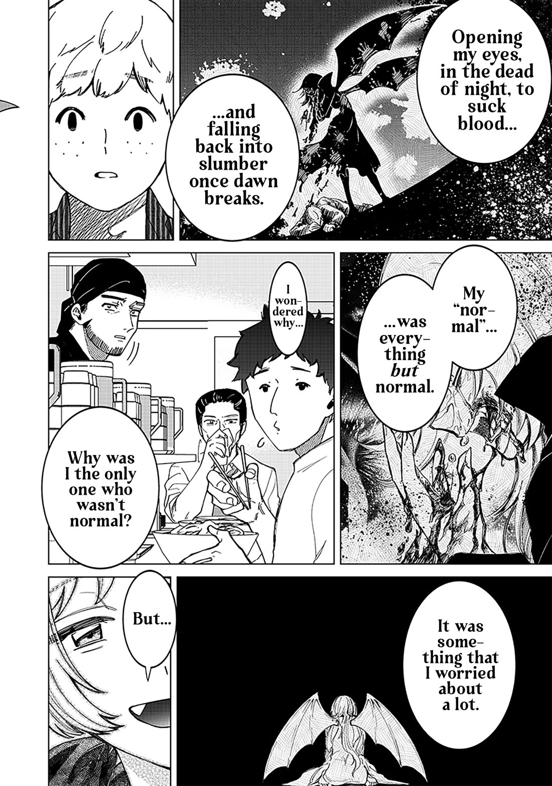The Gals Who Always Say Insane Things: My Daily Life at a Private Paranormal High School Chapter 33 page 10 - Chapter 33: A vampire with tons of extra garlic kinda deal